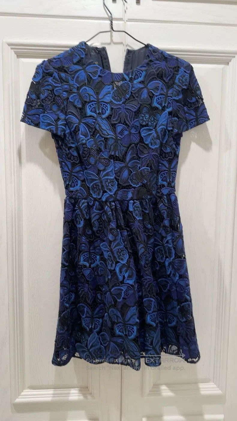 Valentino Valentino Blue butterfly skirt Size S / US 4 / IT 40 - 1 Thumbnail