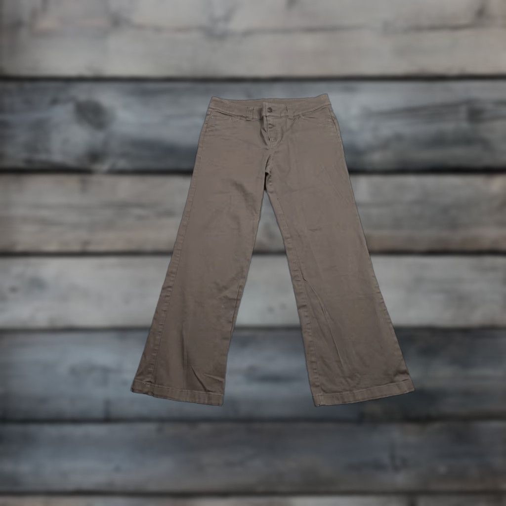 Patagonia Patagonia Pants Womens Size 12 Chino Gray Organic Cotton Stretch Casual Workwear 34x32 Slim Straight Front Button Fly Size 34" / US 12 / IT 48 - 1 Thumbnail