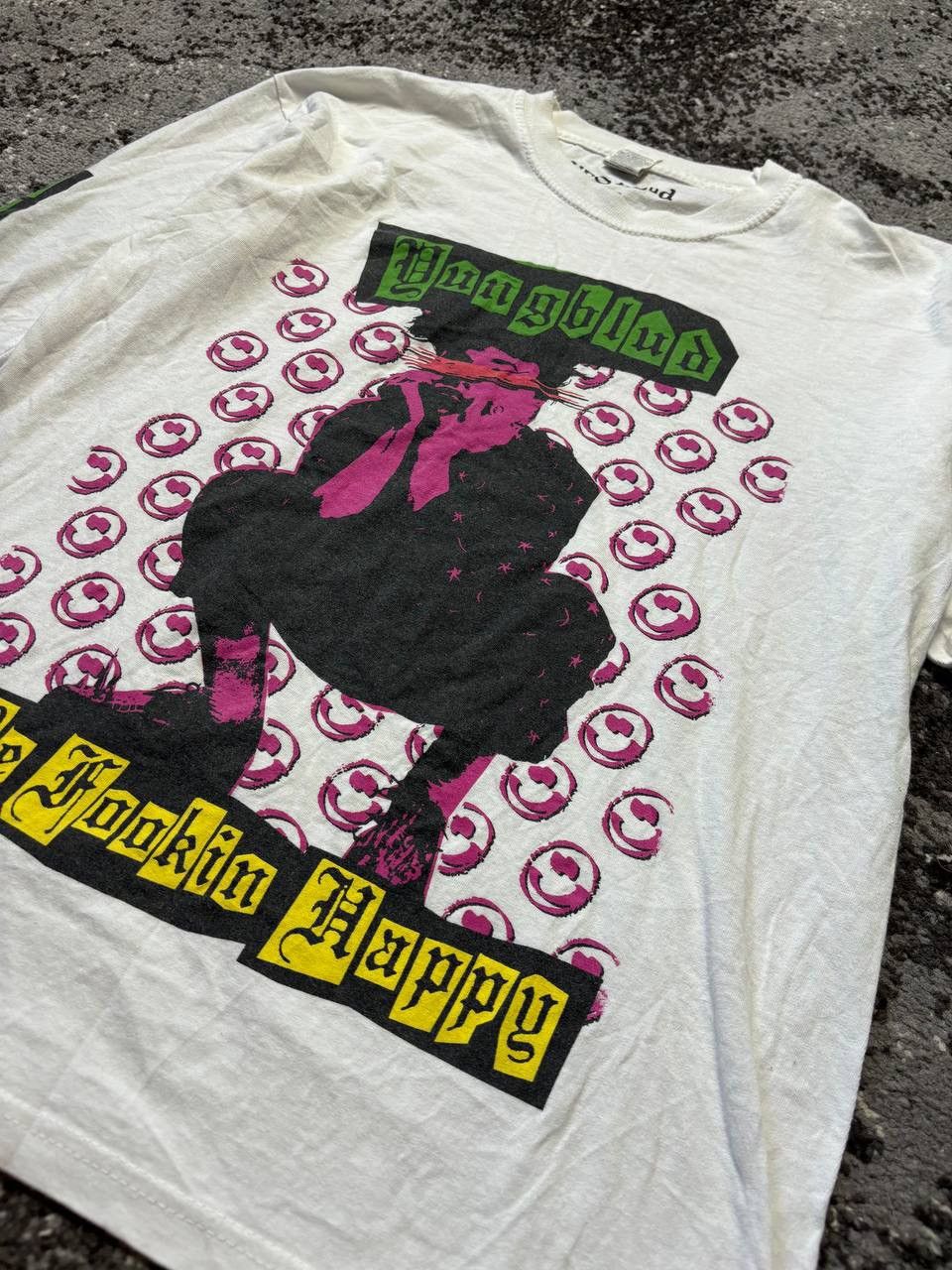 Band Tees × Rap Tees Rare Yungblud Be Fookin Happy Rap Long Sleeve Size US M / EU 48-50 / 2 - 2 Thumbnail
