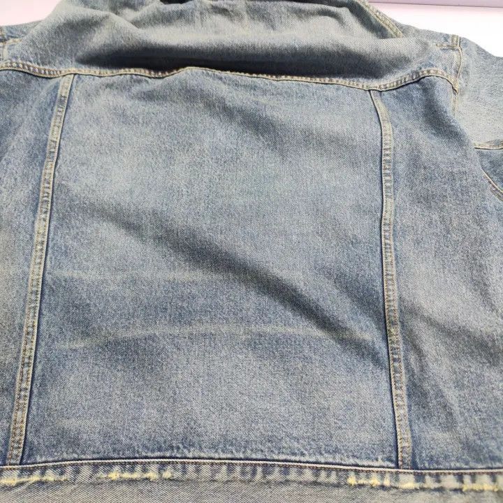Balenciaga Balenciaga Denim Long Sleeve Hooded Jacket 0079-2507 Size US M / EU 48-50 / 2 - 9 Thumbnail