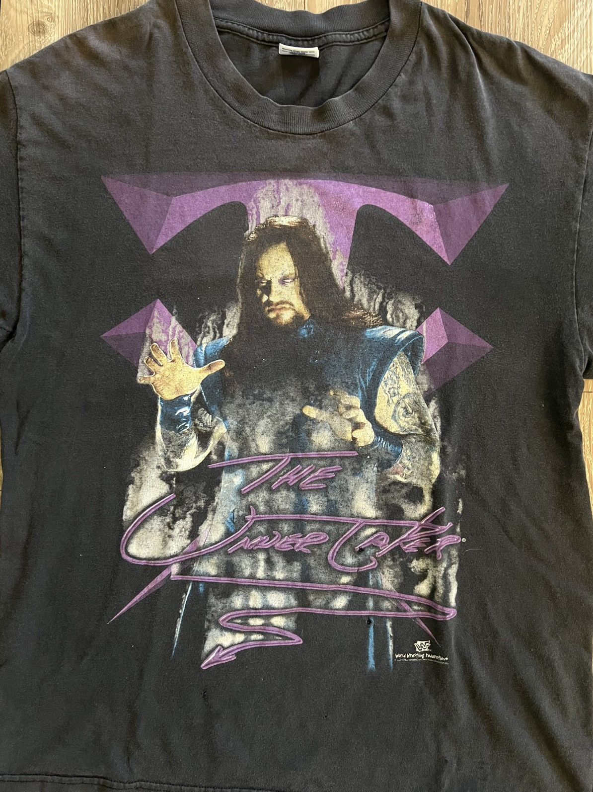 Vintage WWF 1998 Undertake Long offers Sleeve TShirt