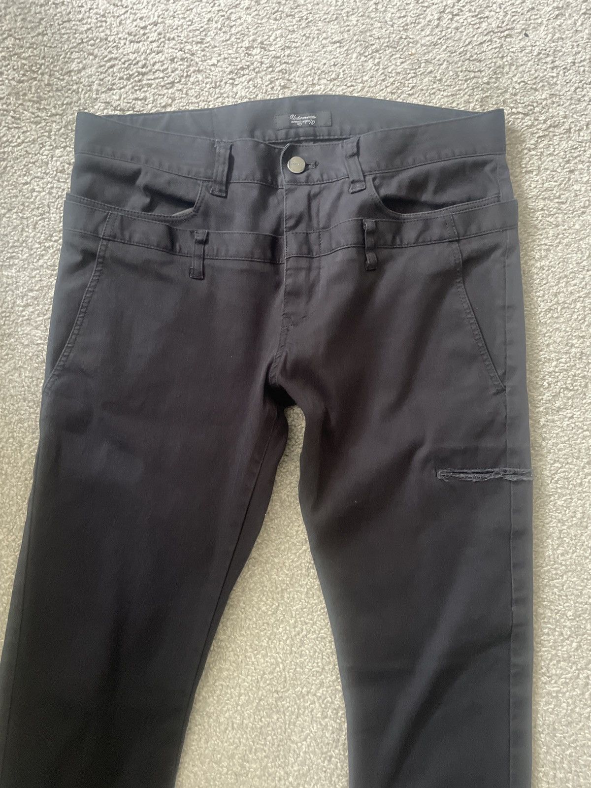 Undercover Undercover SS11 double waist denim Size US 31 - 2 Thumbnail