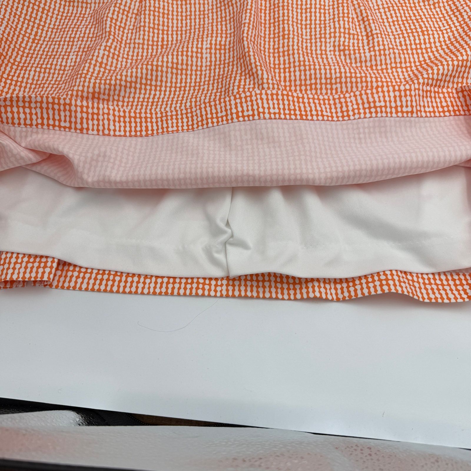 Izod IZOD XFG Orange Seersucker Print Golf Skort - Size 16 Size 38" / US 16 / IT 52 - 7 Thumbnail