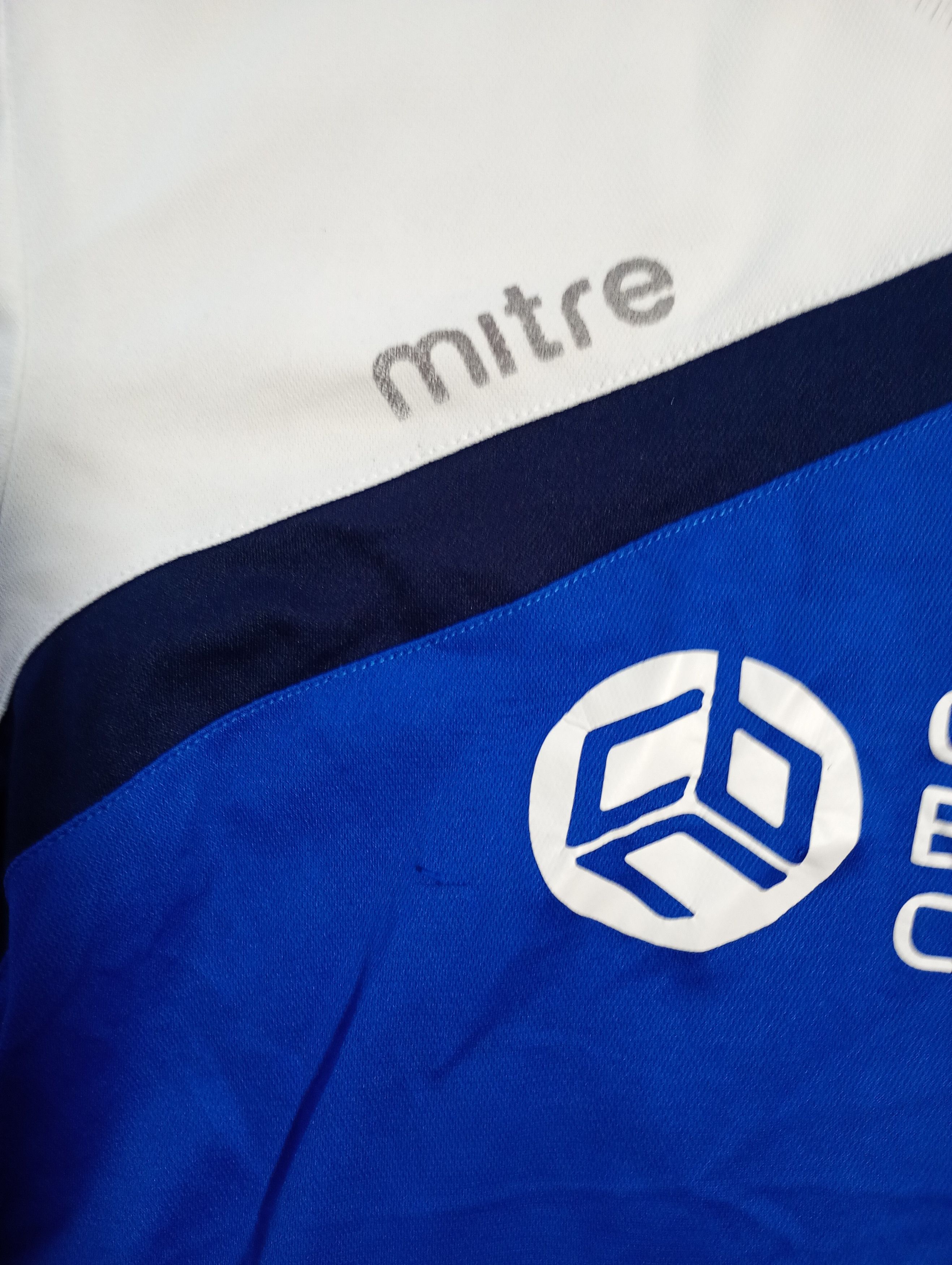 Vintage Mitre Luton Town FC Jersey Y2K Size US L / EU 52-54 / 3 - 8 Thumbnail