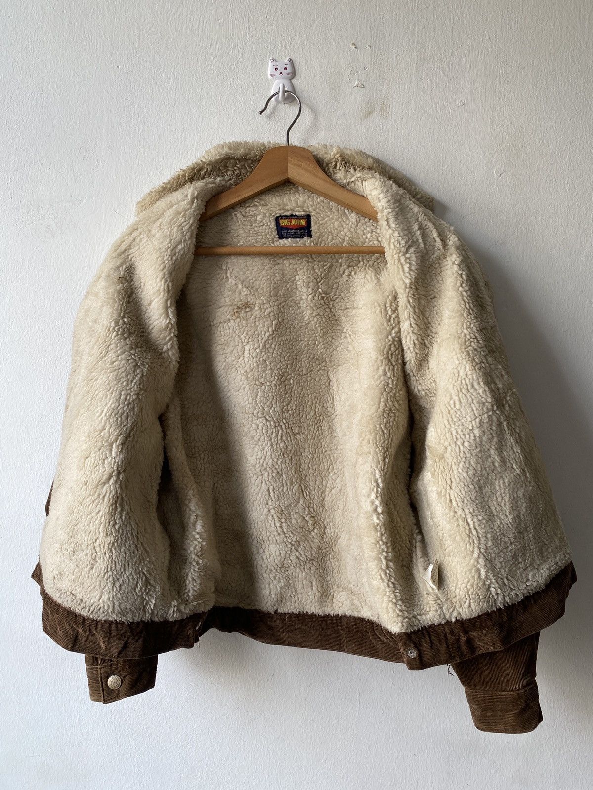 Big John × Vintage 1990s - Vintage Big John Corduroy Sherpa Lining Jacket Size US M / EU 48-50 / 2 - 10 Thumbnail