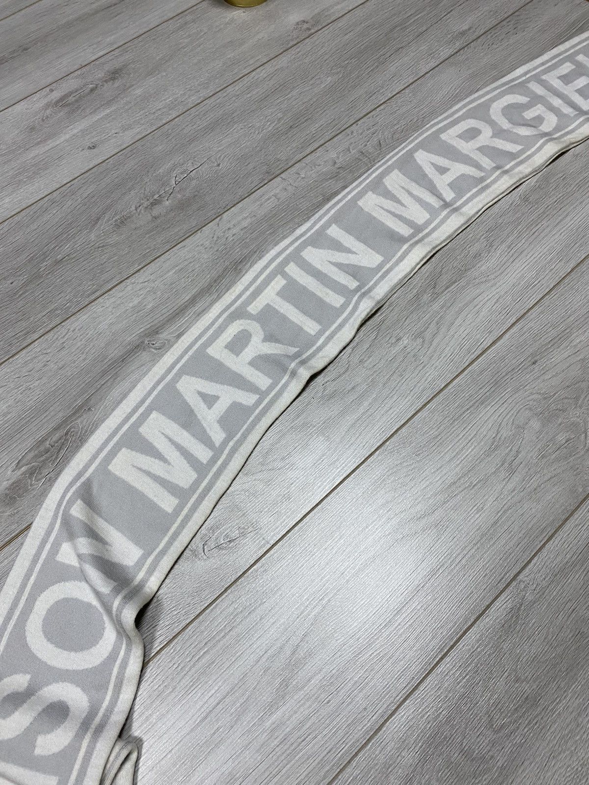 Maison Margiela Maison Margiela London 2008 spell out big logo wool scarf Size ONE SIZE - 7 Thumbnail