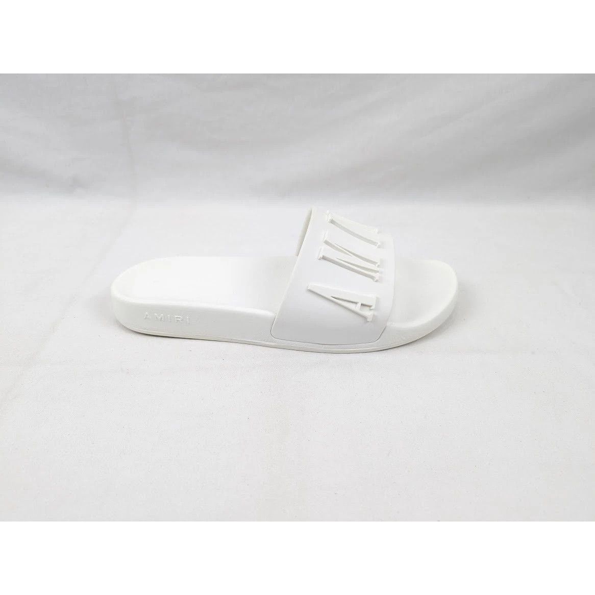 Amiri o1rshd1 Q:7 / Logo Pool Slide in White 43 Size US 10 / EU 43 - 1 Thumbnail