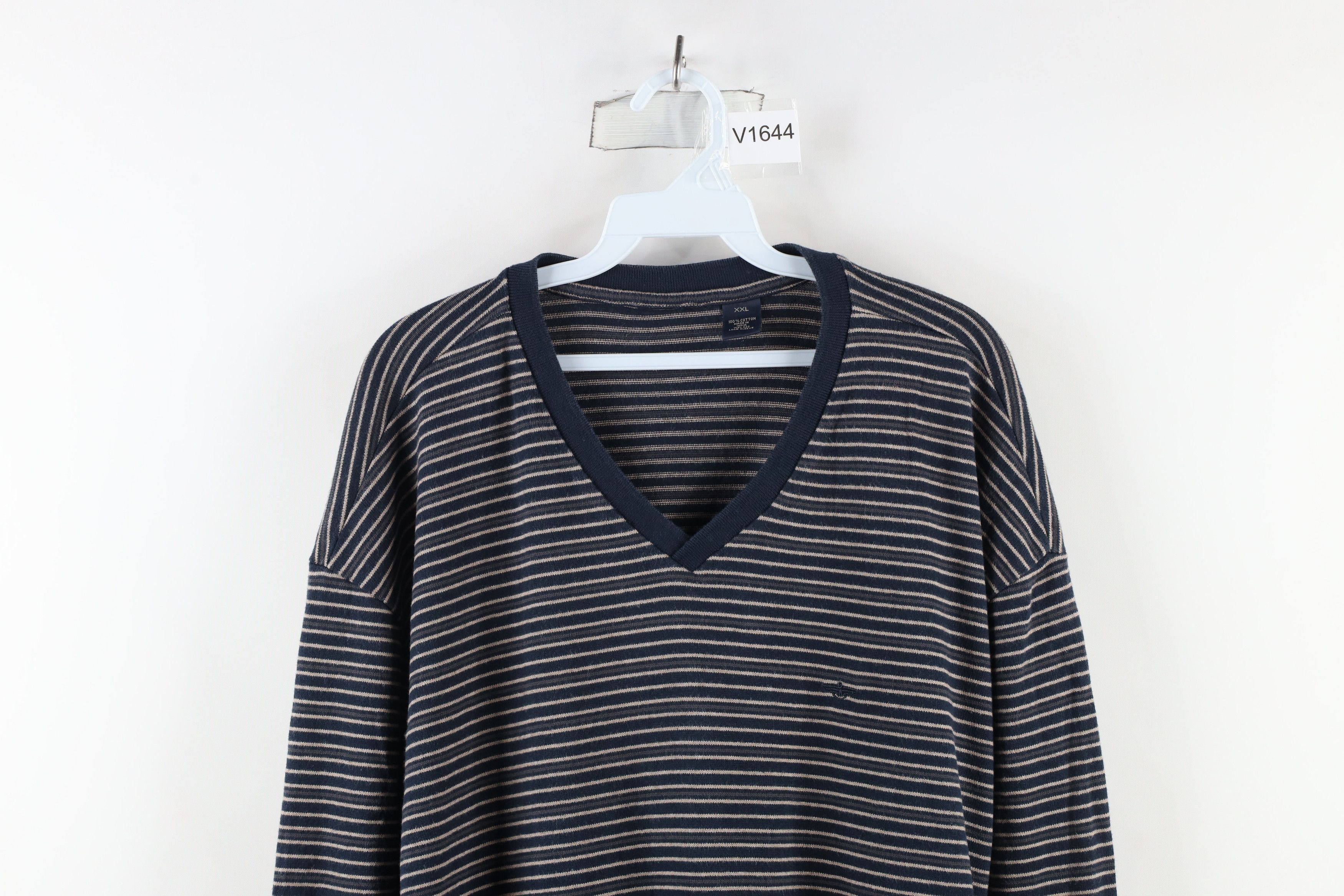 Vintage Vintage 90s Streetwear Knit Long Sleeve T-Shirt Cotton Size US XXL / EU 58 / 5 - 2 Thumbnail