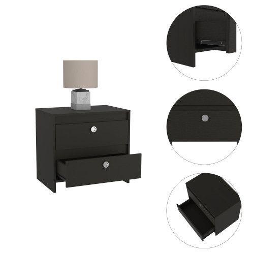 Designer × Homemade Idaly Nightstand , End Table, Side Table Superior Top, Two D Size US L / EU 52-54 / 3 - 4 Thumbnail