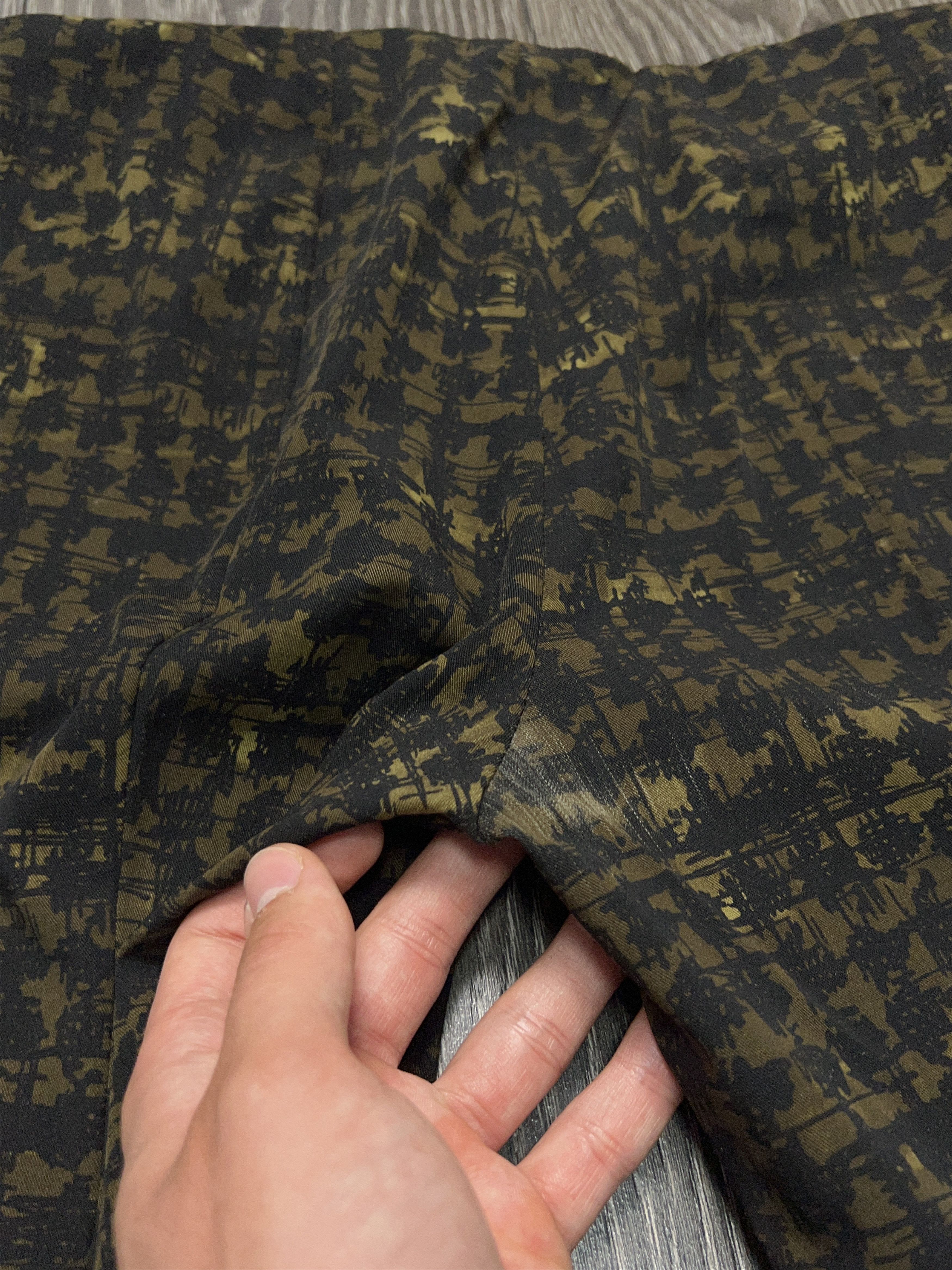 Prada Designer Abstract Houndstooth Print Pants Formal Trousers Size 28" / US 6 / IT 42 - 17 Thumbnail