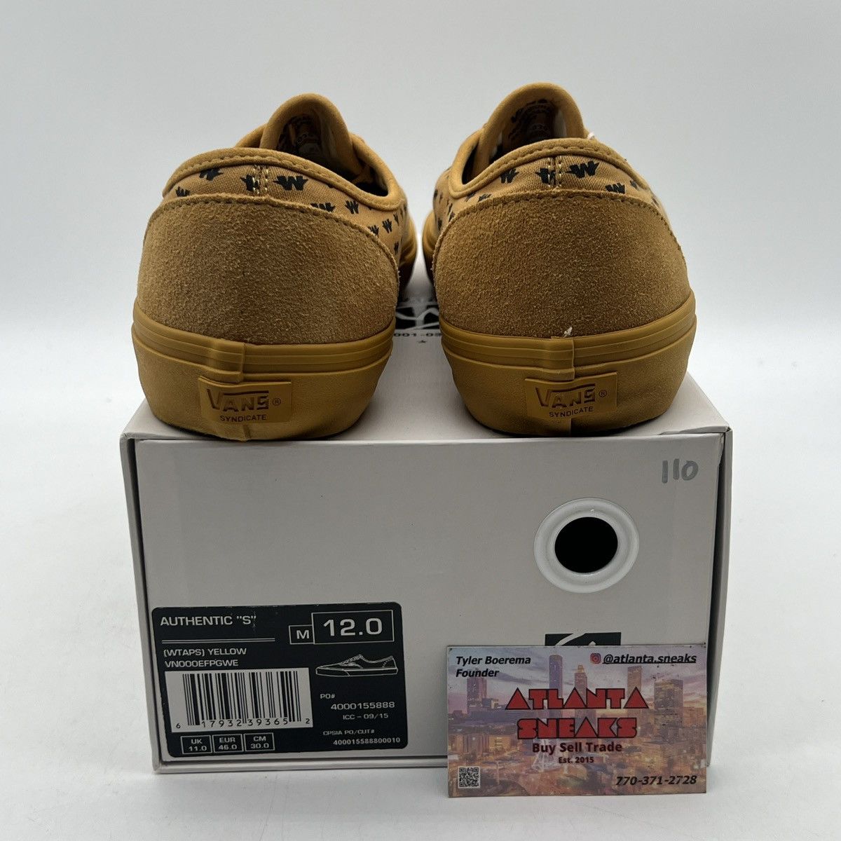 Vans Wtaps x authentic syndicate wings Size US 12 / EU 45 - 3 Thumbnail