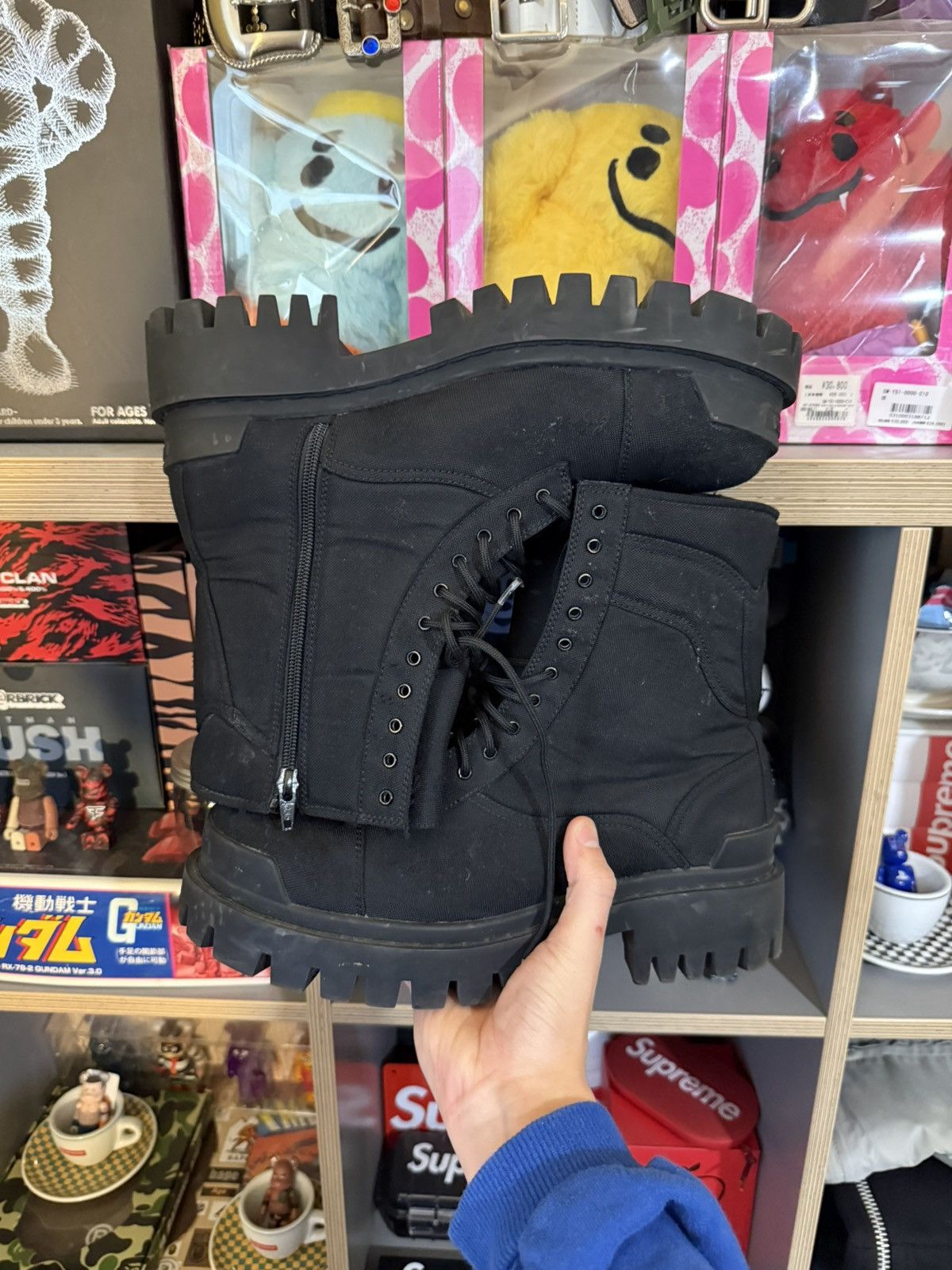 Balenciaga Balenciaga Black Nylon Strike Boot Size US 10.5 / EU 43-44 - 5 Thumbnail