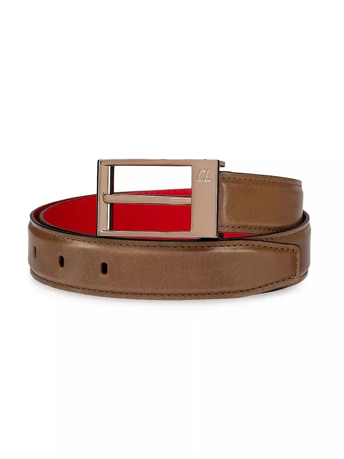 Christian Louboutin oc11z0325 Size: 100 /Biz Belt in Brown Size ONE SIZE - 1 Preview