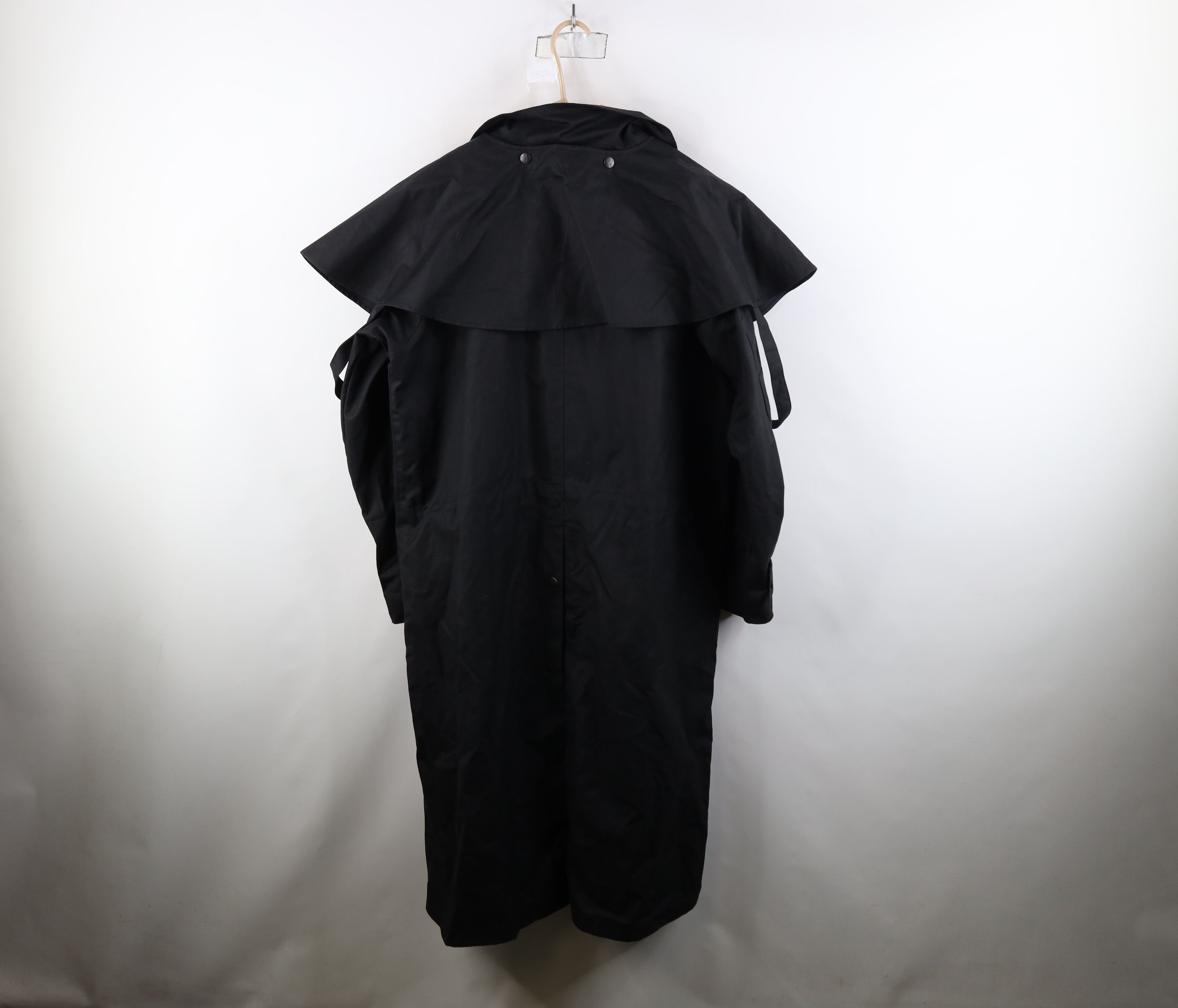 Vintage Vintage Streetwear Oilskin Western Duster Jacket Black Size US L / EU 52-54 / 3 - 14 Thumbnail