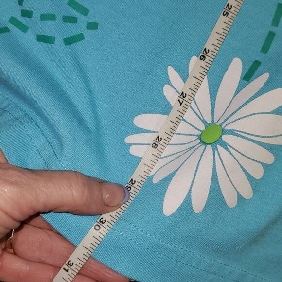 Vintage Blair Embellished Graphic Floral Short Sleeve Round Neck Sz. Size XL / US 12-14 / IT 48-50 - 10 Thumbnail