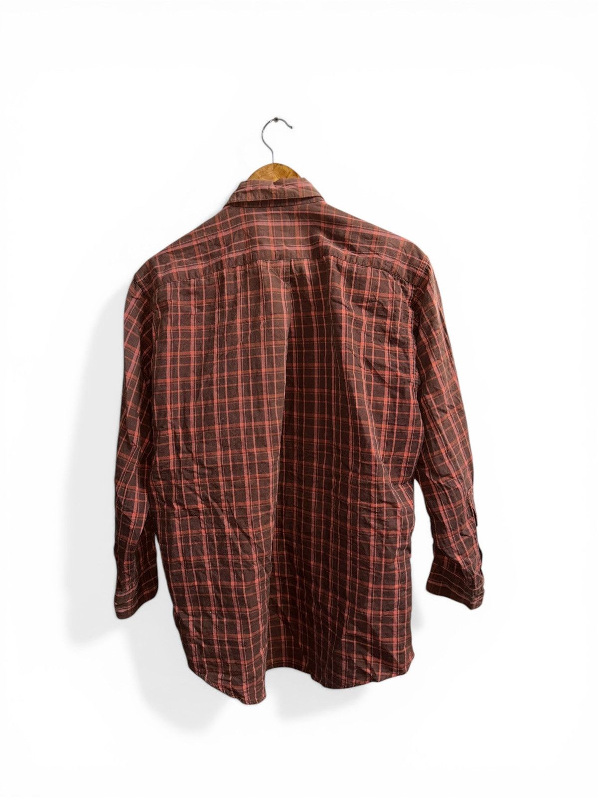 Issey Miyake 80s Archive IS Im Product Vertical Welt Pocket Plaid Shirt Size US M / EU 48-50 / 2 - 4 Thumbnail