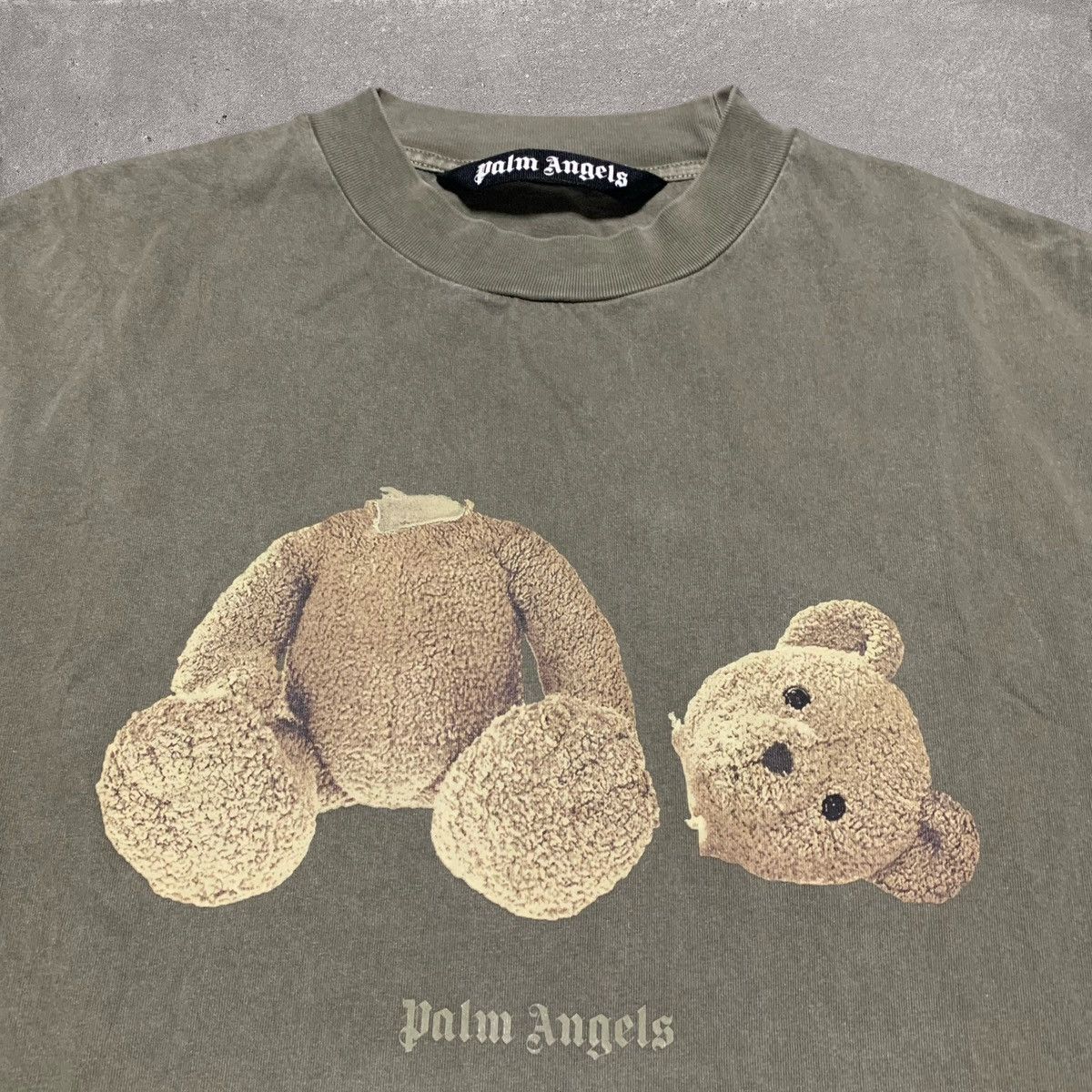 Palm Angels Palm Angels Medium Kill The Bear Green Tee Size US M / EU 48-50 / 2 - 3 Thumbnail
