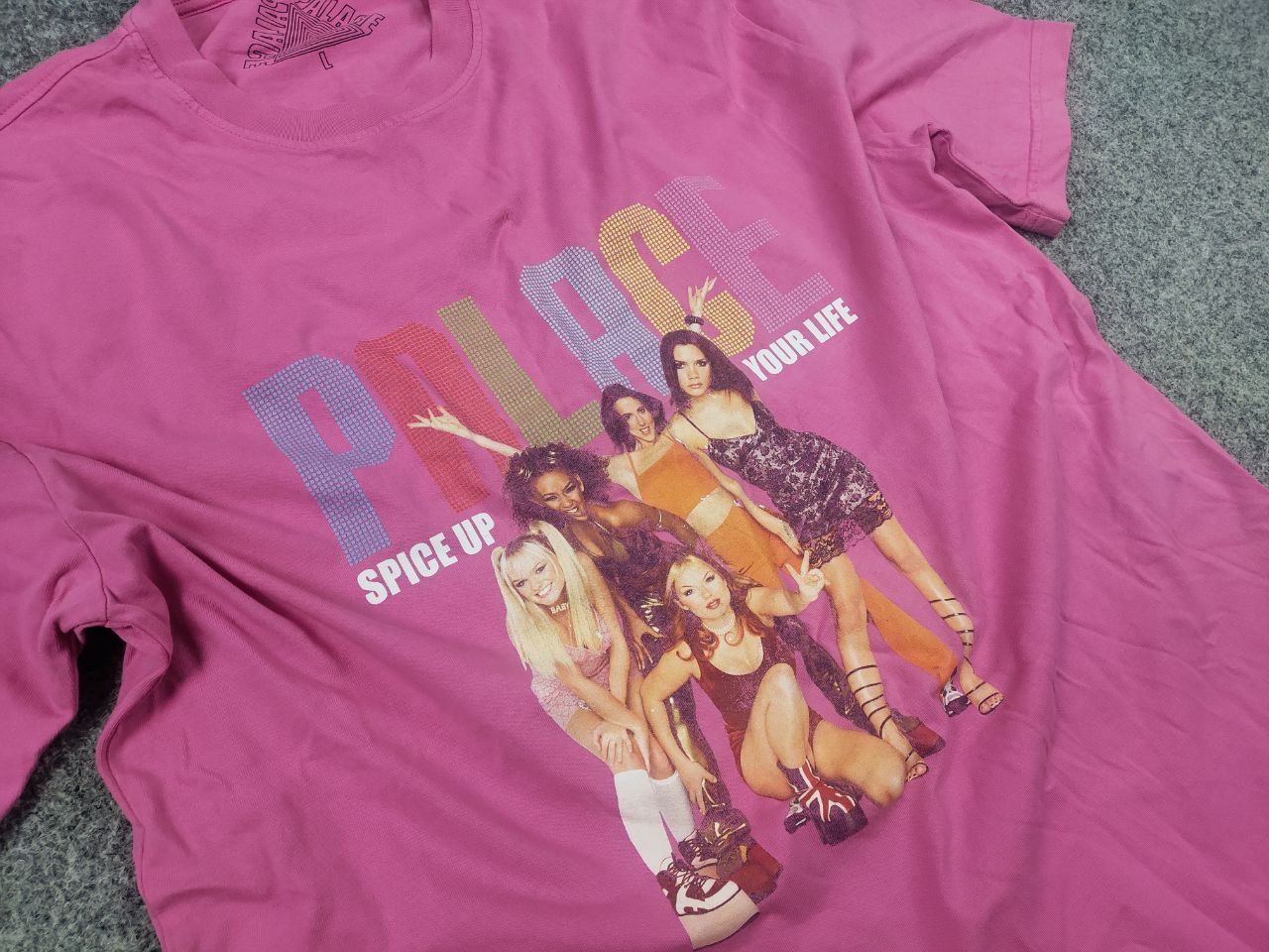 Palace Rare Palace Spice Girls Logo Pink T-Shirt Vintage Tee Size US L / EU 52-54 / 3 - 6 Thumbnail