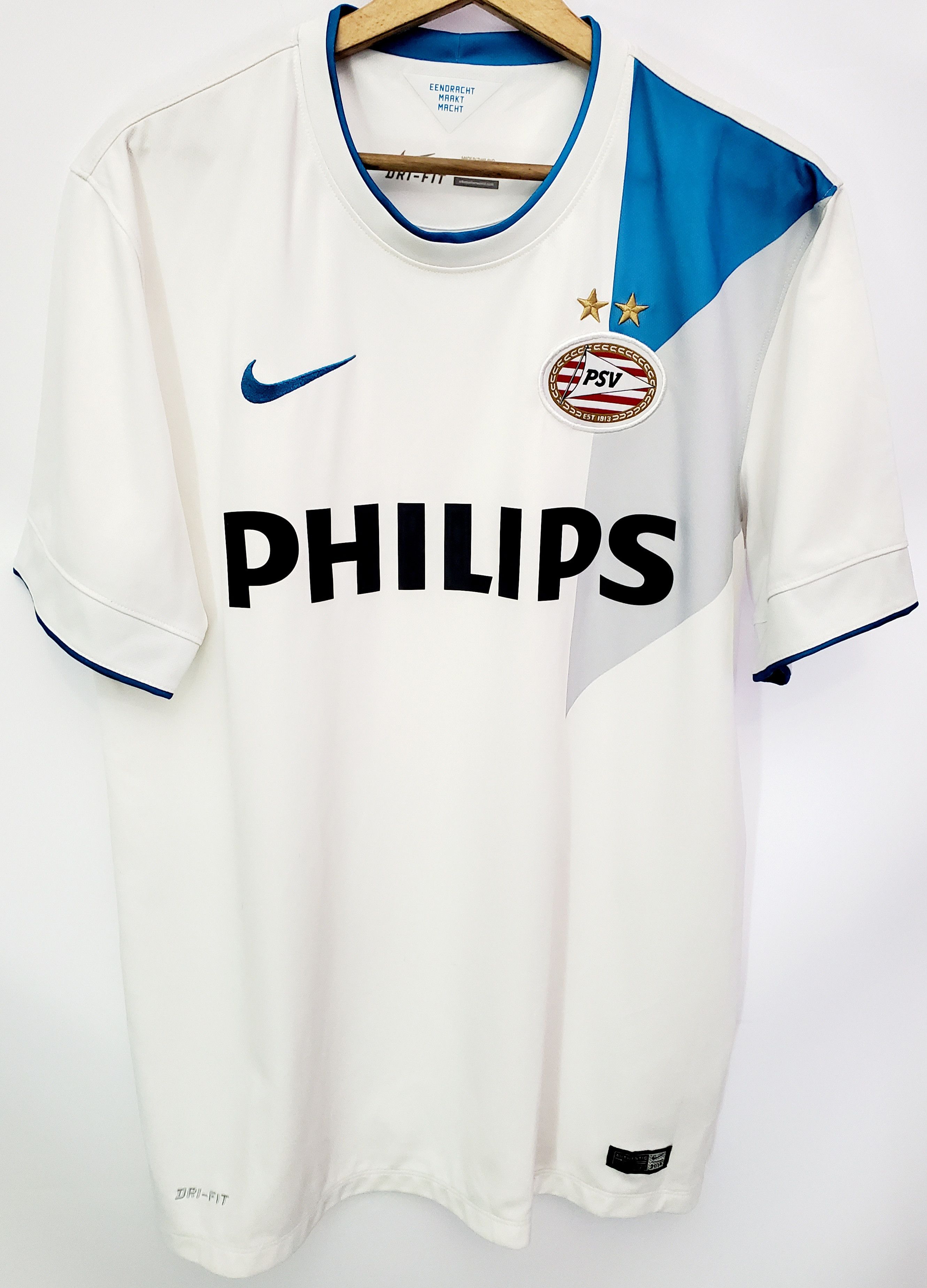 Nike PSV Eindhoven Away Shirt 2014-2015 Jersey New condition L Size US L / EU 52-54 / 3 - 1 Thumbnail