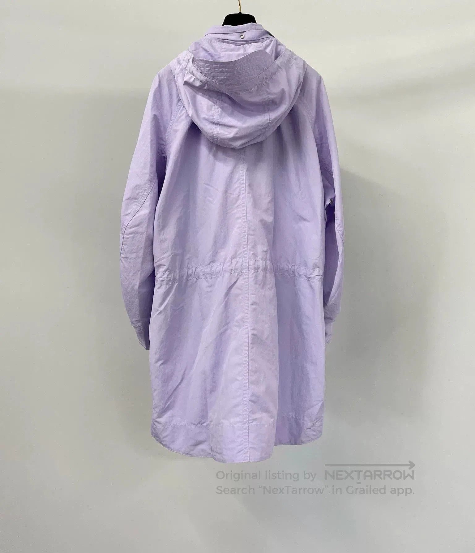 Hermes Hermes Purple Long Trench Coat. Size US M / EU 48-50 / 2 - 2 Thumbnail