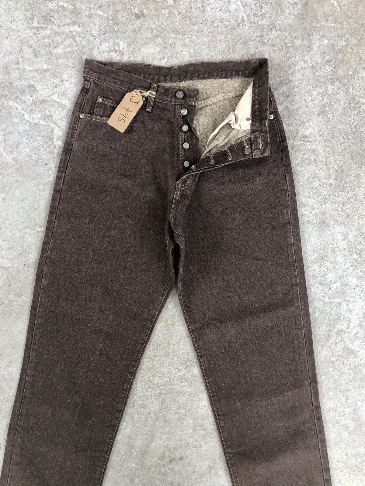RRL Ralph Lauren Vintage RRL Double RL Jeans USA Distressed Denim Size US 31 - 3 Thumbnail