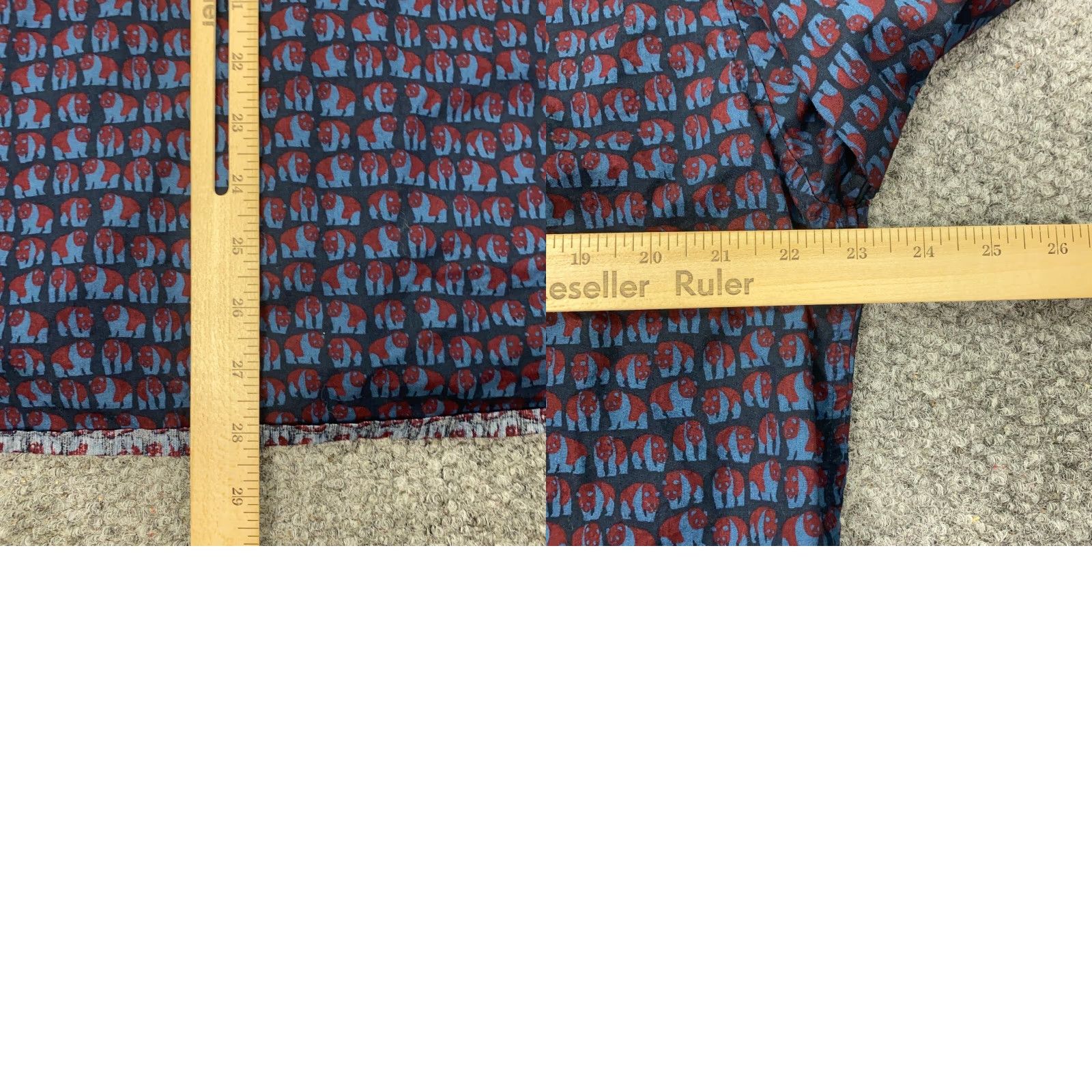 Bonobos Bonobos Shirt Adult XL Blue Panda Print Long Sleeve Button-Up Slim Fit Mens Size US XL / EU 56 / 4 - 8 Thumbnail