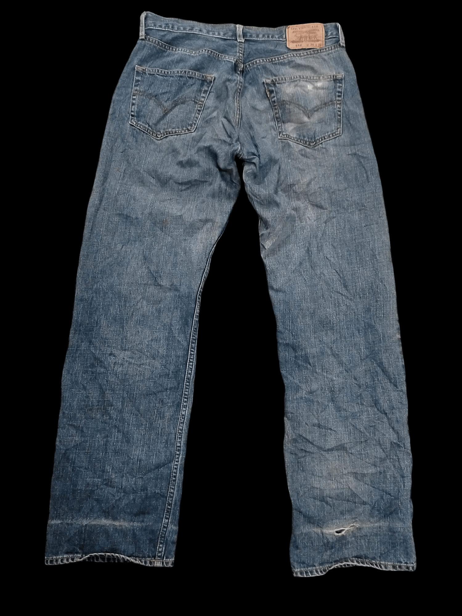 Levi's 🔥 Washed🔥 Vintage Levis 512 Distressed Jeans Size US 32 / EU 48 - 2 Thumbnail