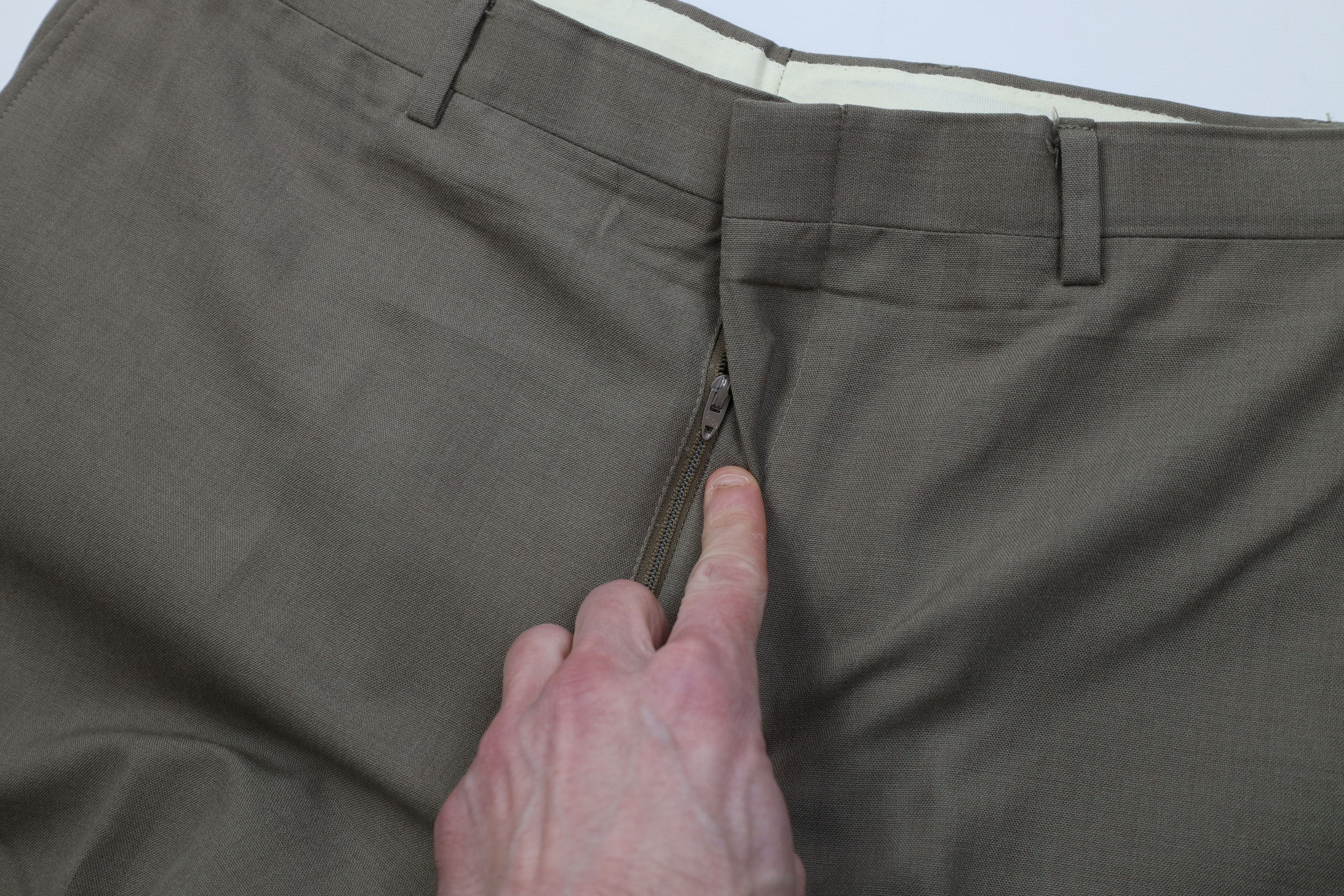 Jos. A. Bank Vintage 90s Jos A Bank Wool Knit Wide Leg Chino Pants USA Size US 38 / EU 54 - 10 Thumbnail