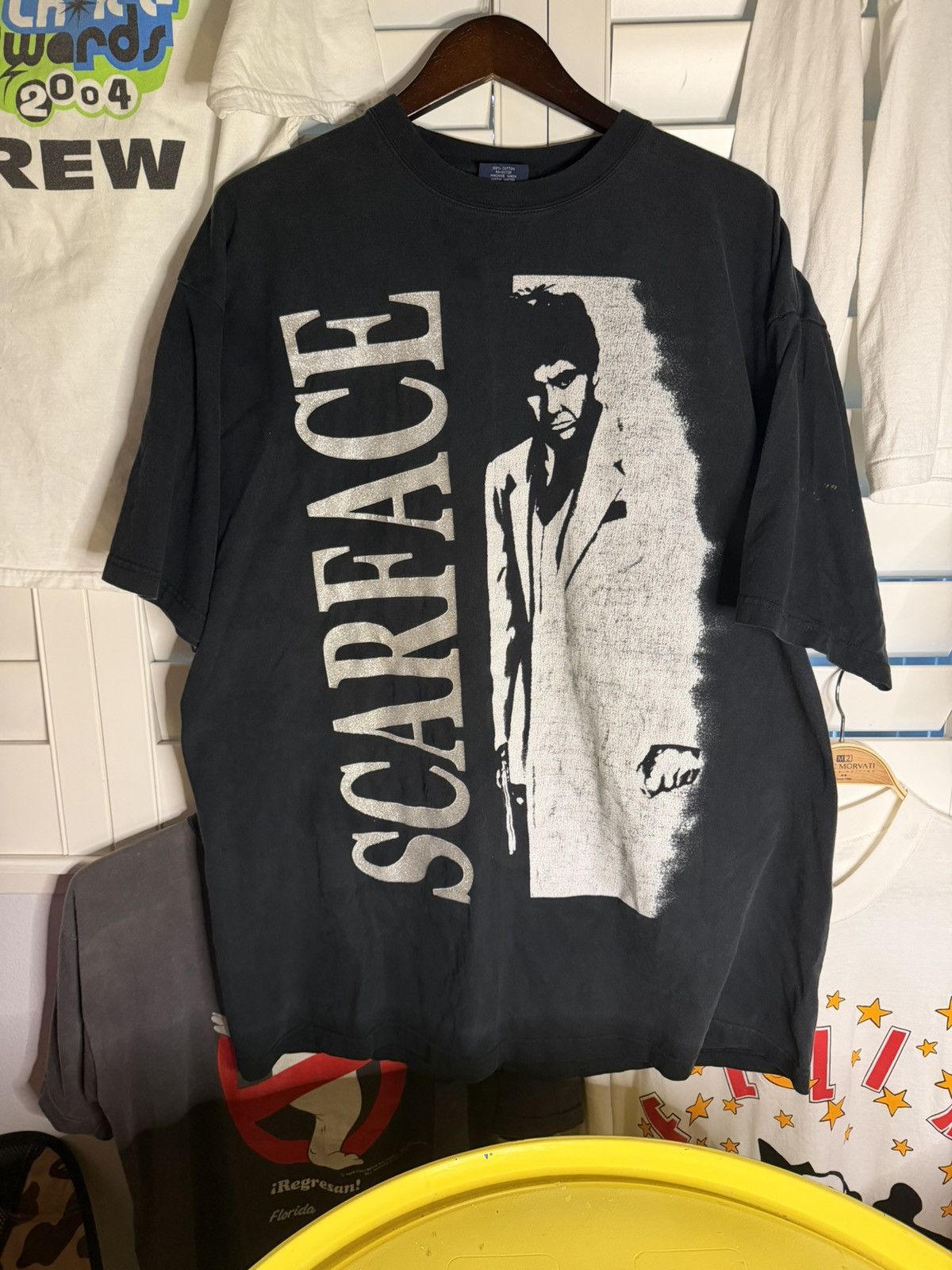 Vintage Vintage 1990s Scarface t-shirt Size US XXL / EU 58 / 5 - 3 Thumbnail