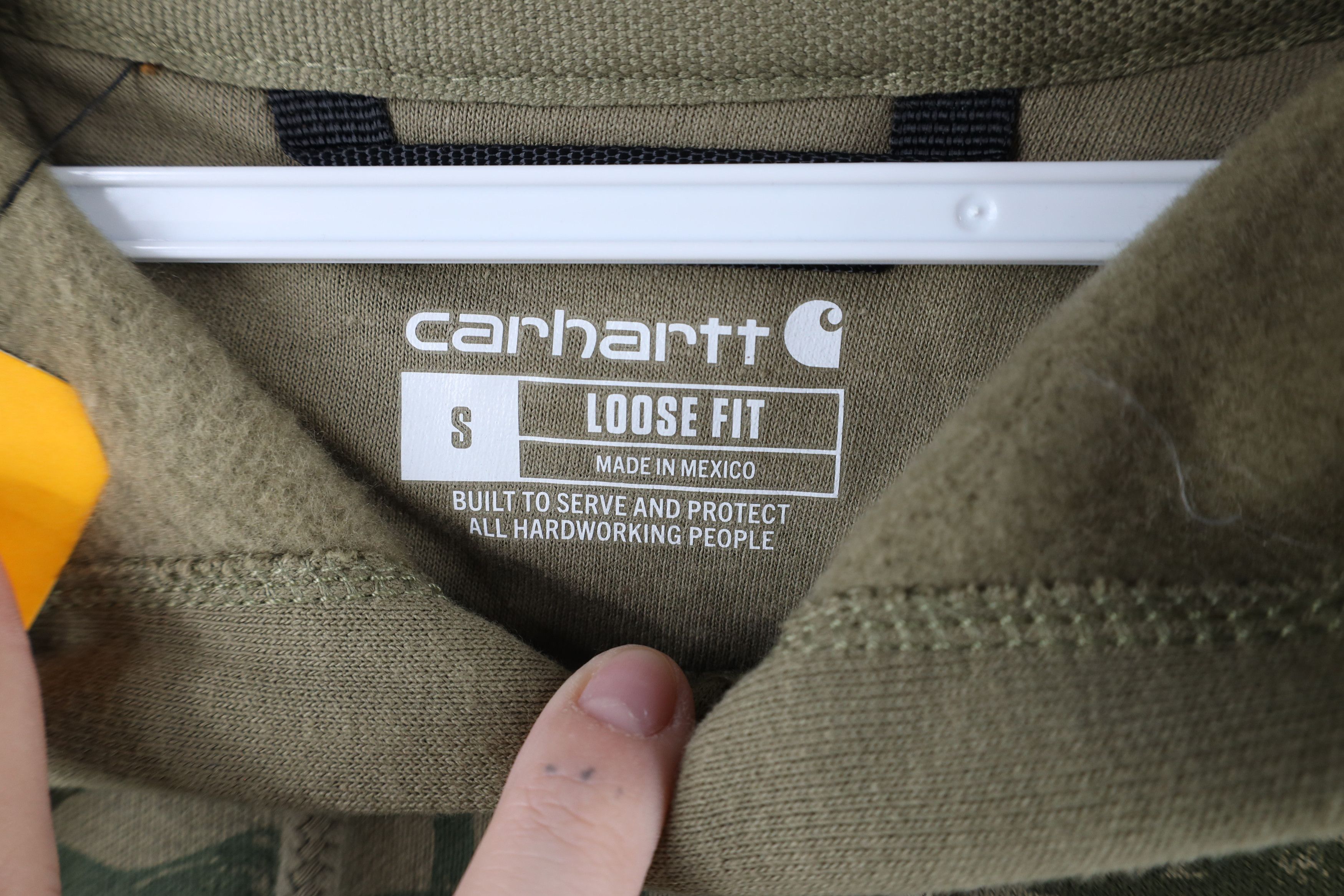 Carhartt New Carhartt Spell Out Camouflage Hoodie Sweatshirt Green Size US S / EU 44-46 / 1 - 10 Thumbnail