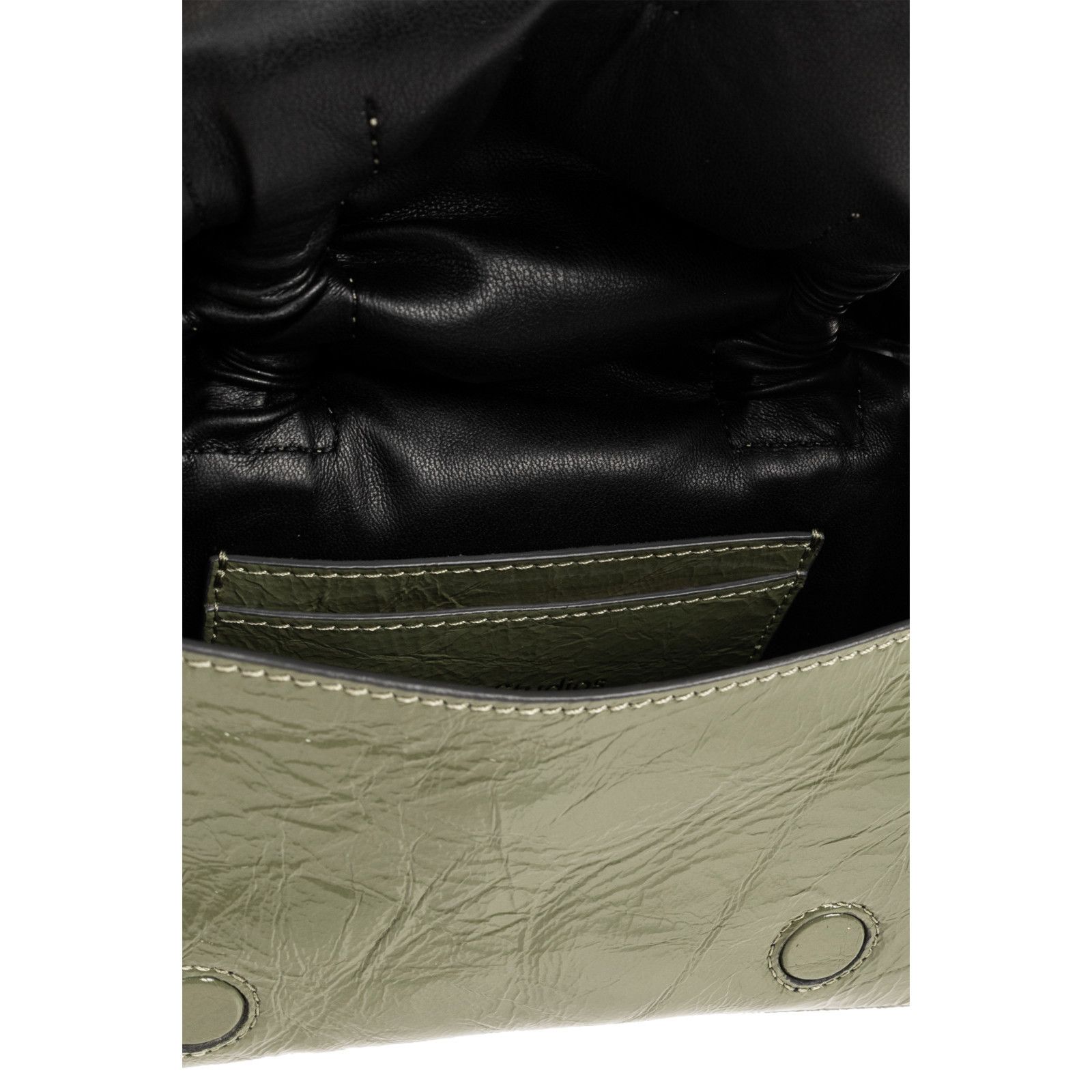 Acne Studios ACNE STUDIOS Multipocket Micro Green Leather Shoulder Bag Ne Size ONE SIZE - 4 Thumbnail