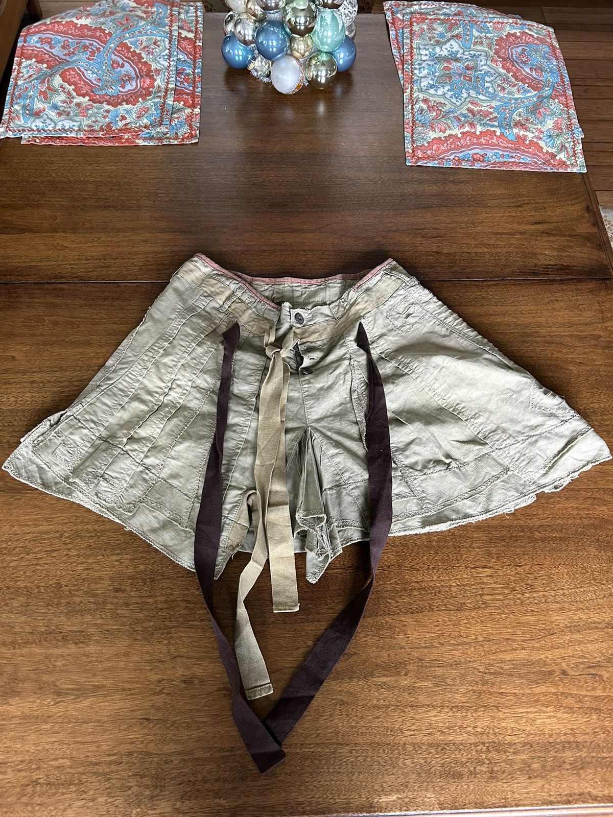 Marithe + Francois Girbaud Adjustable Girbaud Patchwork Skirt Size 28" / US 6 / IT 42 - 1 Thumbnail