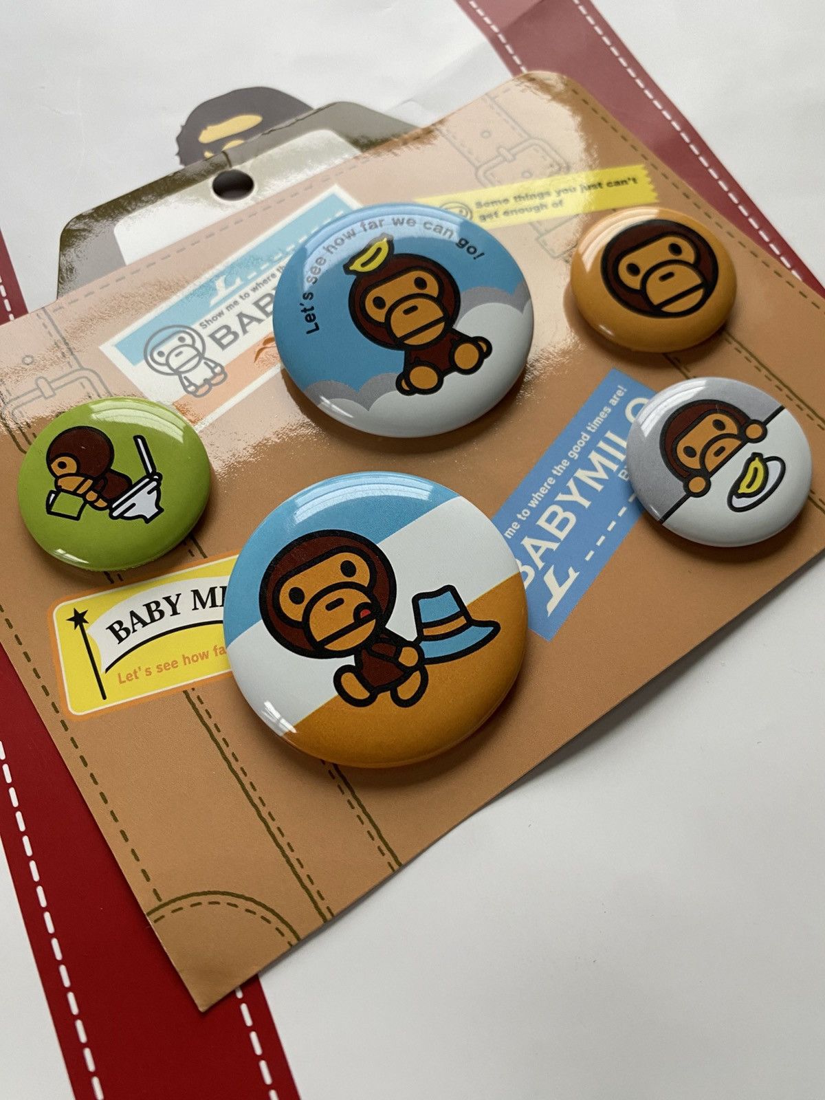 Bape Bape Baby Milo Pin Button Set Size ONE SIZE - 2 Thumbnail