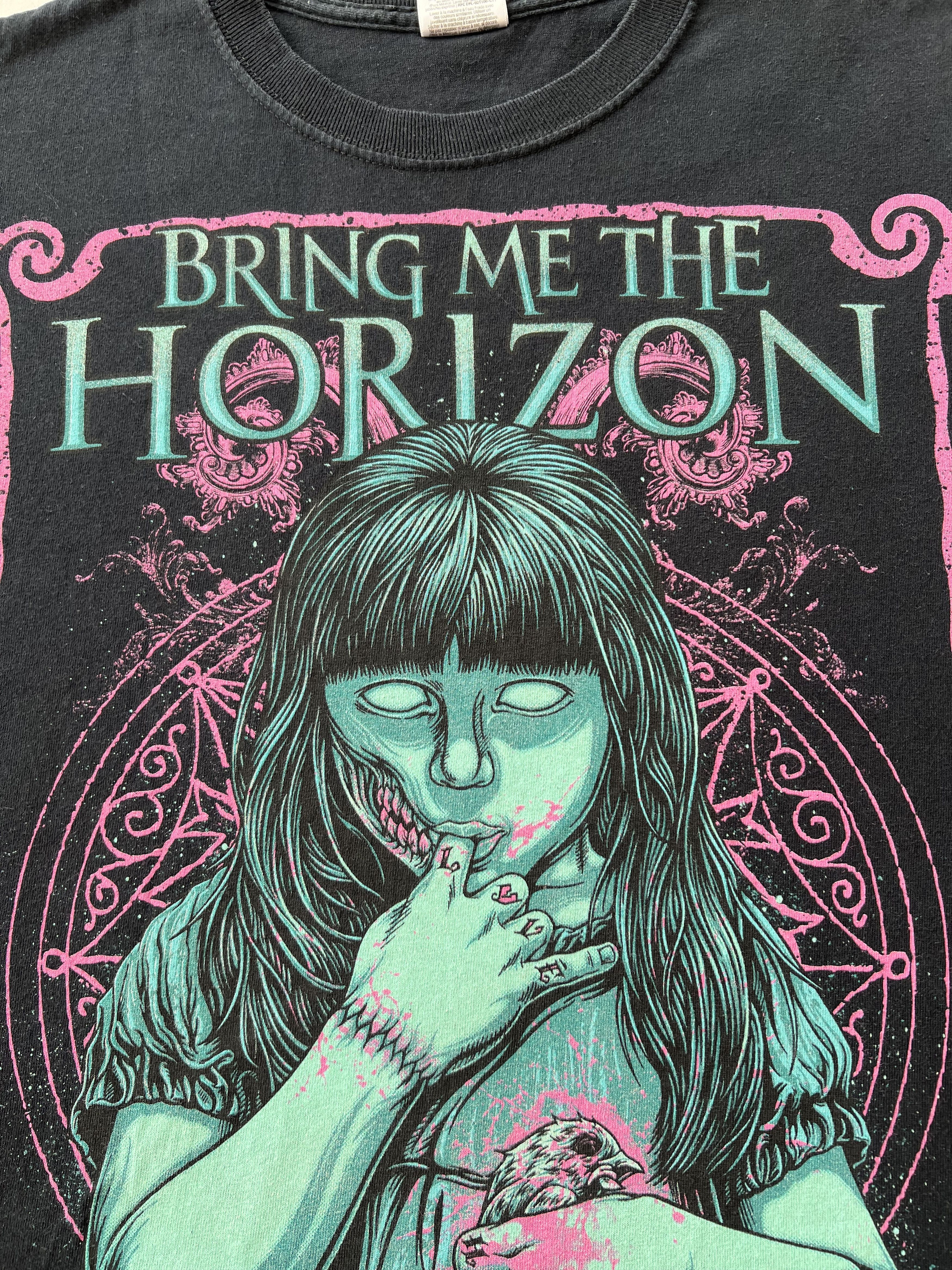 Band Tees Vintage 2011 Bring Me the Horizon Emo Band Black T-shirt Size US S / EU 44-46 / 1 - 4 Thumbnail