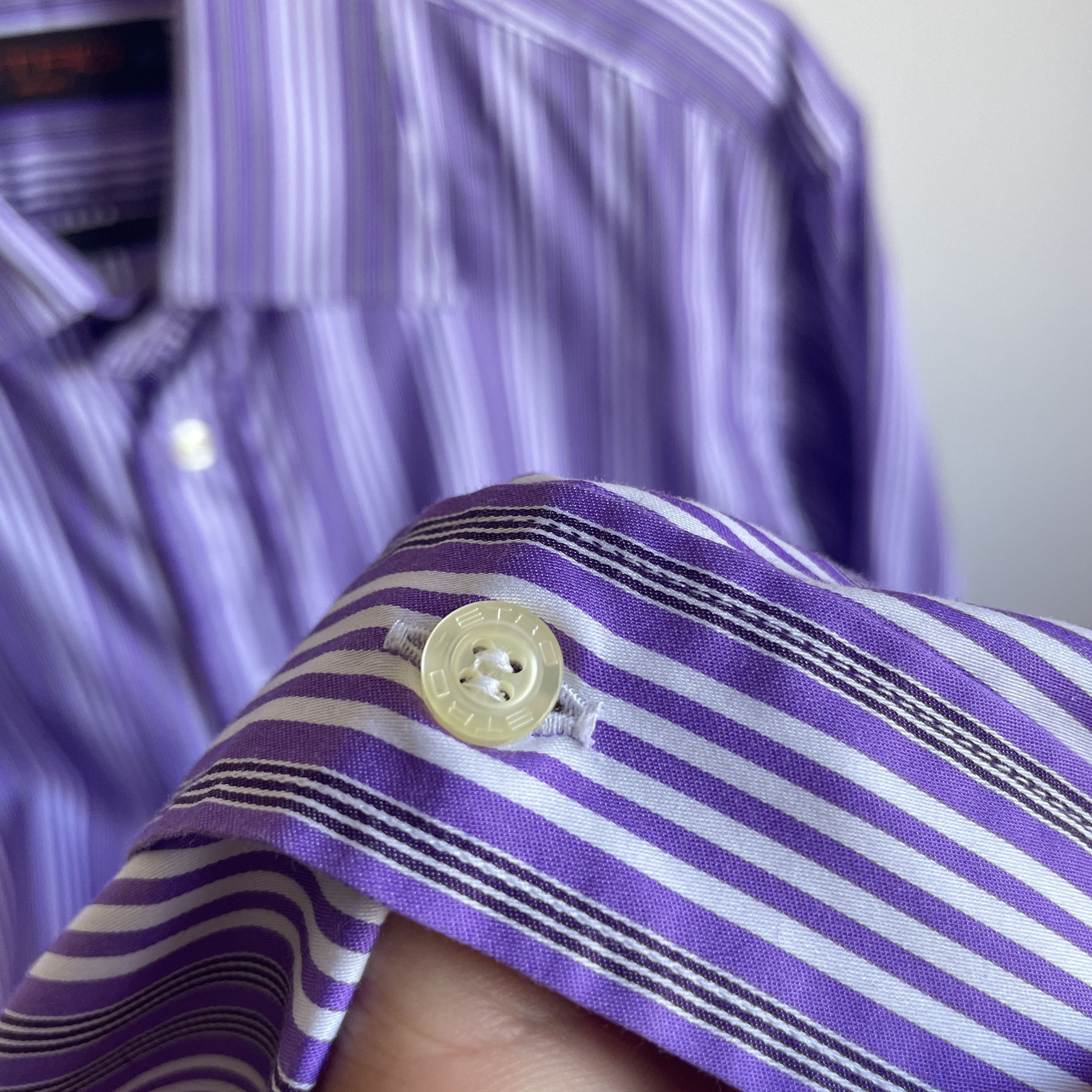 Etro Etro Striped Dress Shirt Size 43 Size 44R - 5 Thumbnail