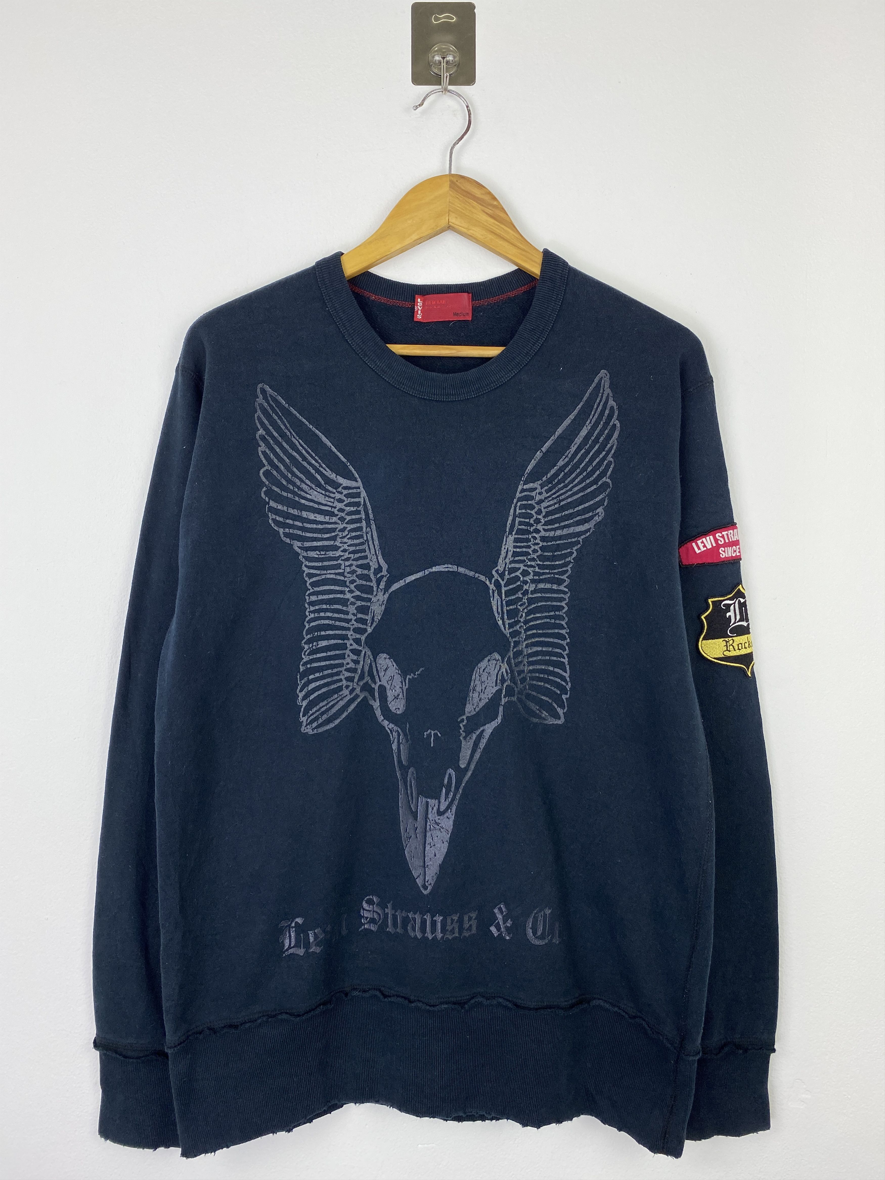 Levi's Vintage Levi’s Red Tab Skull Graphic Crewneck BP0028 Size US M / EU 48-50 / 2 - 1 Thumbnail