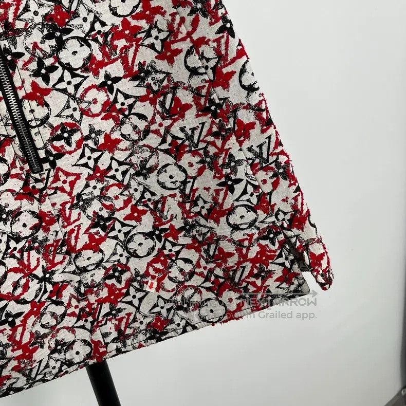 Louis Vuitton Louis Vuitton Cotton presbyopic floral skirt Size 35" - 4 Thumbnail