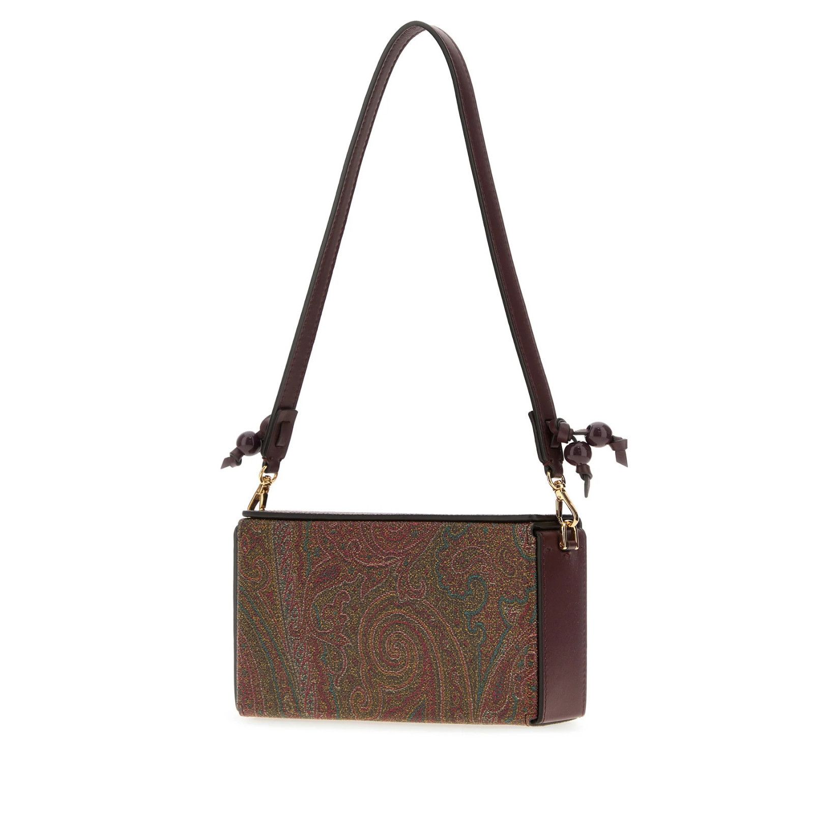 Etro ETRO Arnica Brown Canvas Shoulder Bag New Size ONE SIZE - 2 Thumbnail