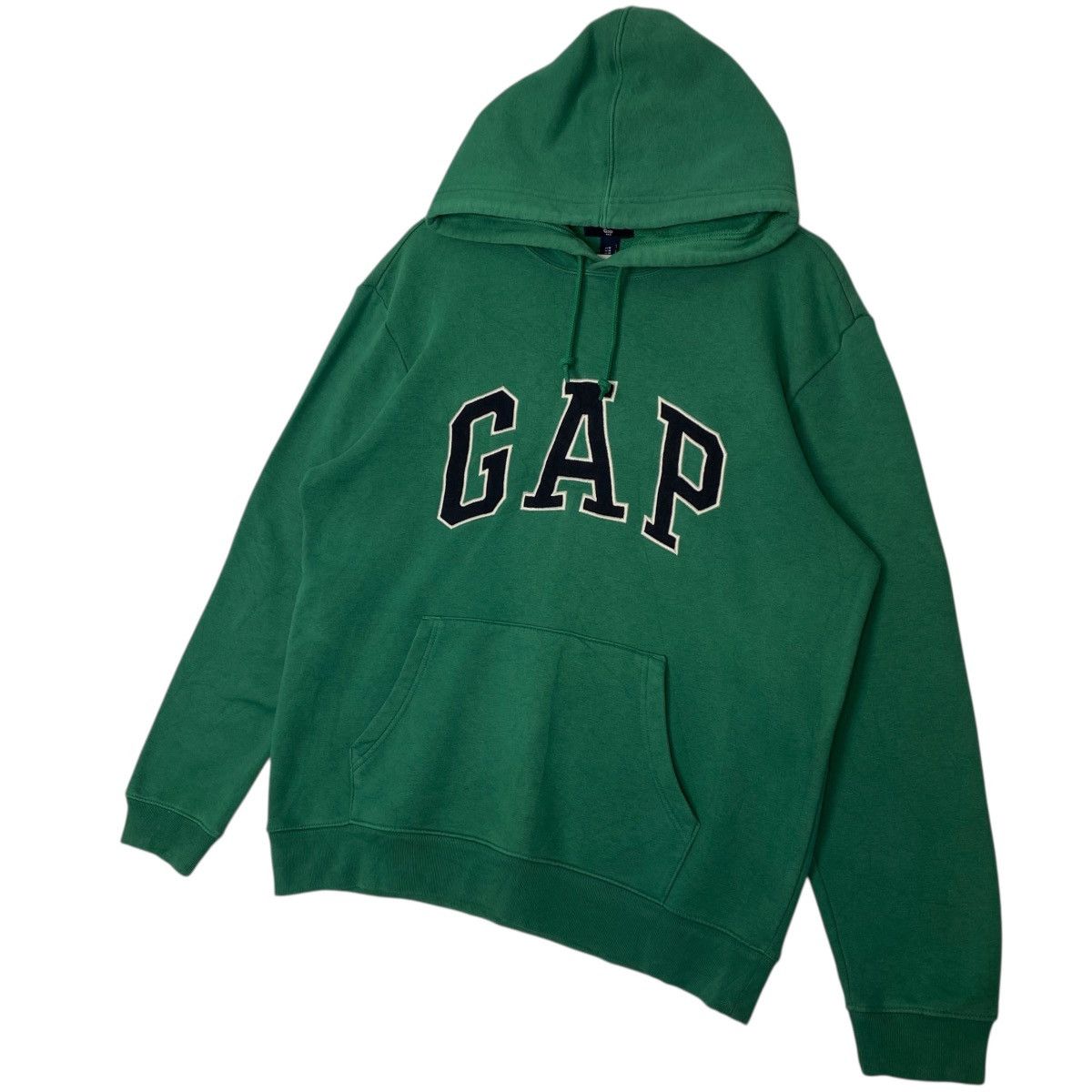 Other Vintage Gap Hoodie Big Logo Sweater Green Pullover Size M Size US M / EU 48-50 / 2 - 2 Thumbnail