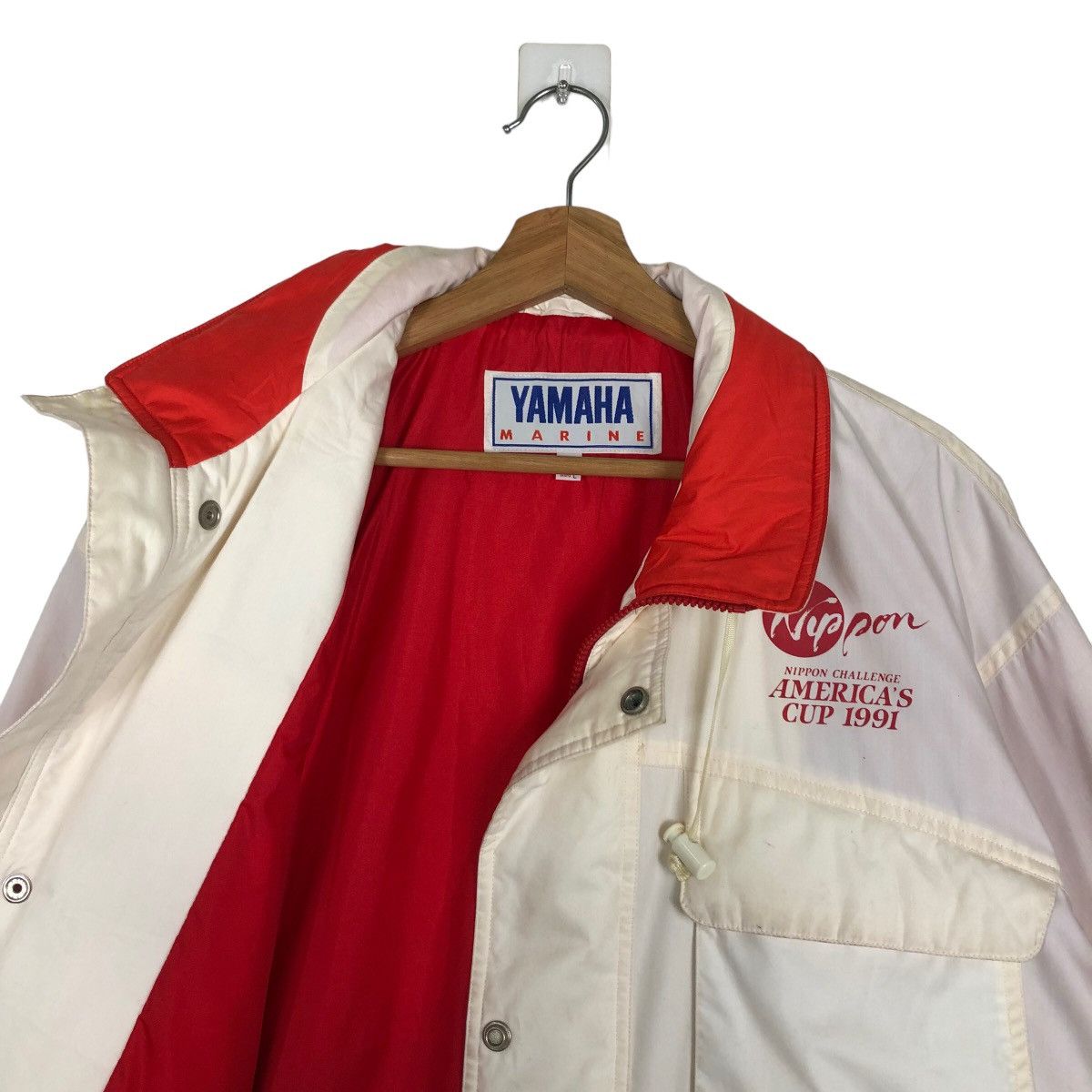 Japanese Brand 🔥1991 AMERICA’S CUP YAMAHA NIPPON CHALLENGE SURVIVAL JACKET Size US L / EU 52-54 / 3 - 10 Thumbnail