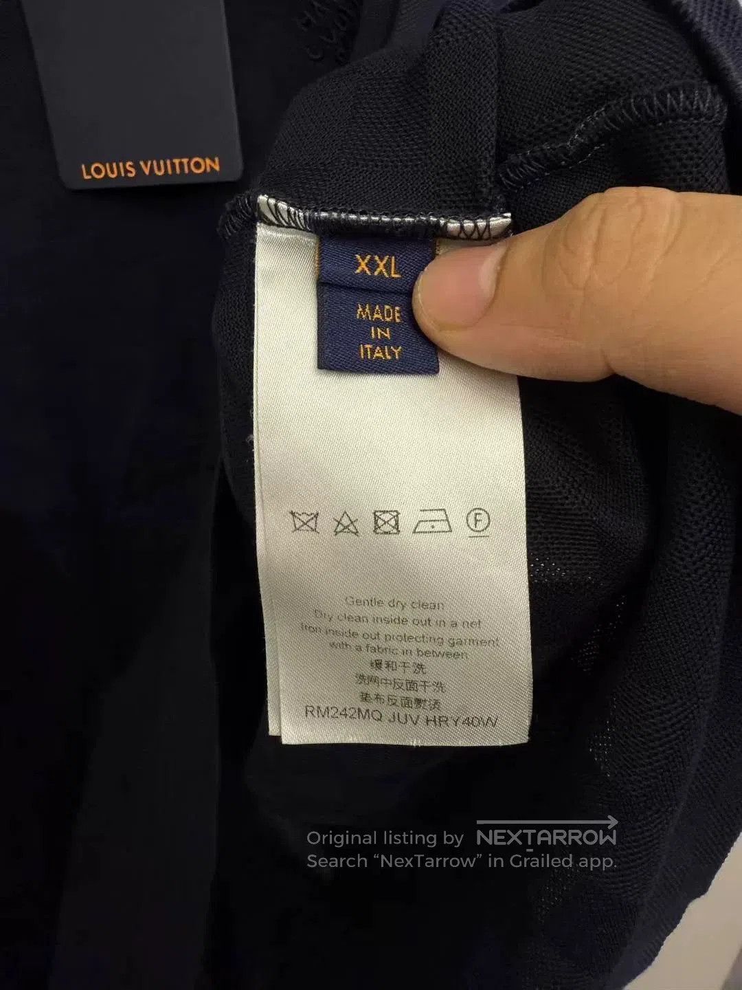 Louis Vuitton louis vuitton embroidered short sleeve t-shirt. Size US XXL / EU 58 / 5 - 3 Thumbnail
