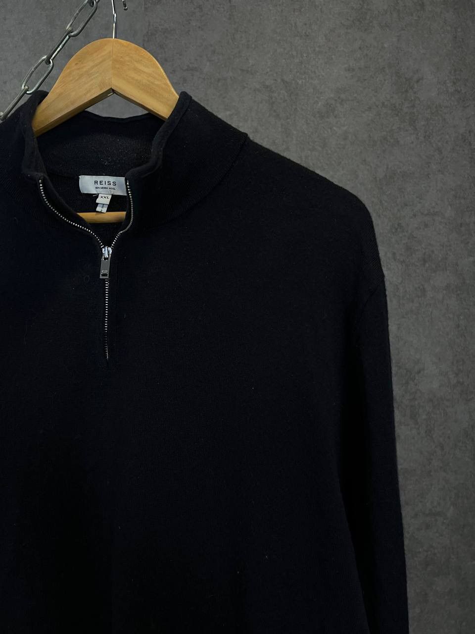 Reiss Reiss 1/3 zip merino wool designer sweater Size US XXL / EU 58 / 5 - 2 Thumbnail