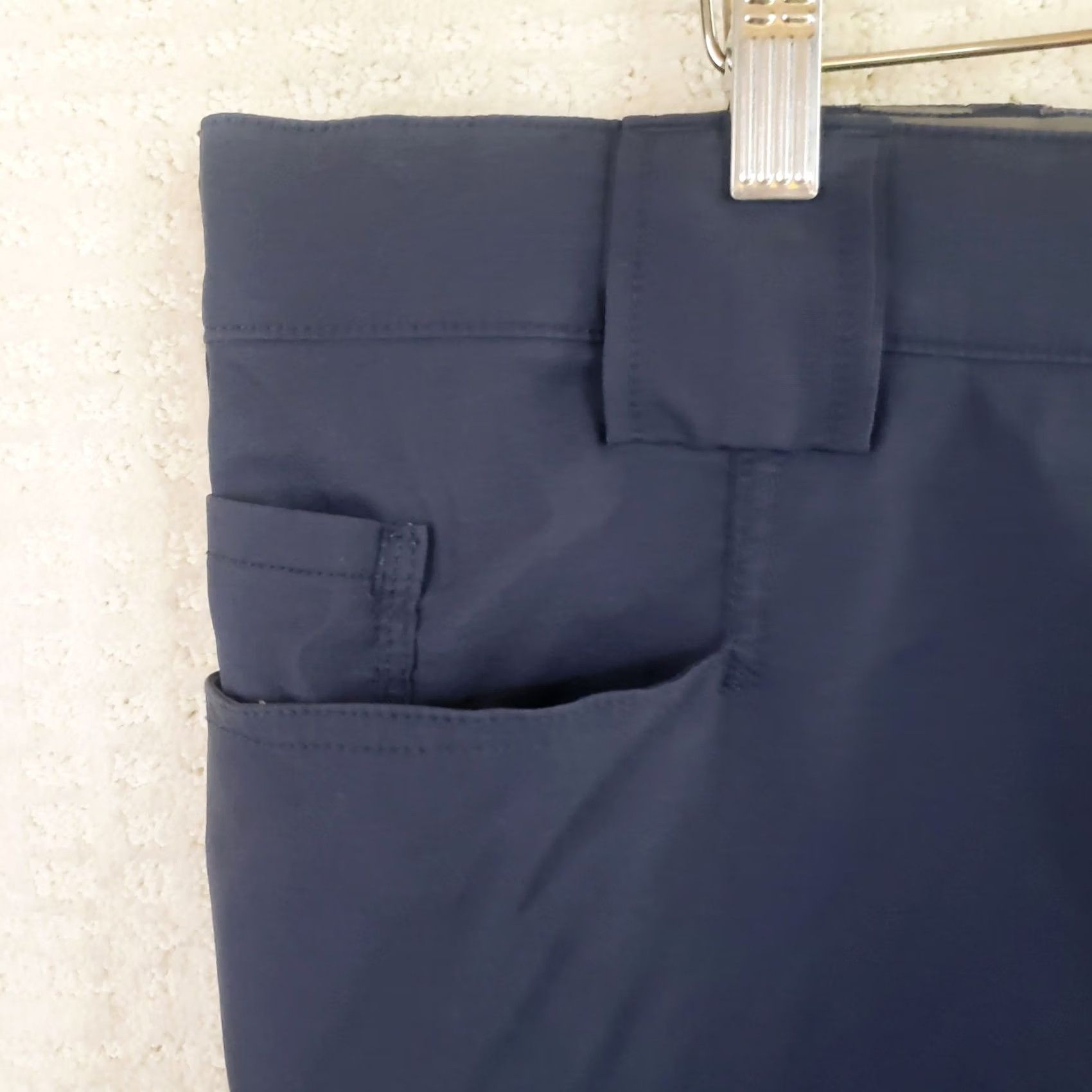 Duluth Trading Company Duluth Trading Co Flex Dry on the Fly Cargo Shorts Men's 46 Navy Nylon Stretch Size US 30 / EU 46 - 3 Thumbnail