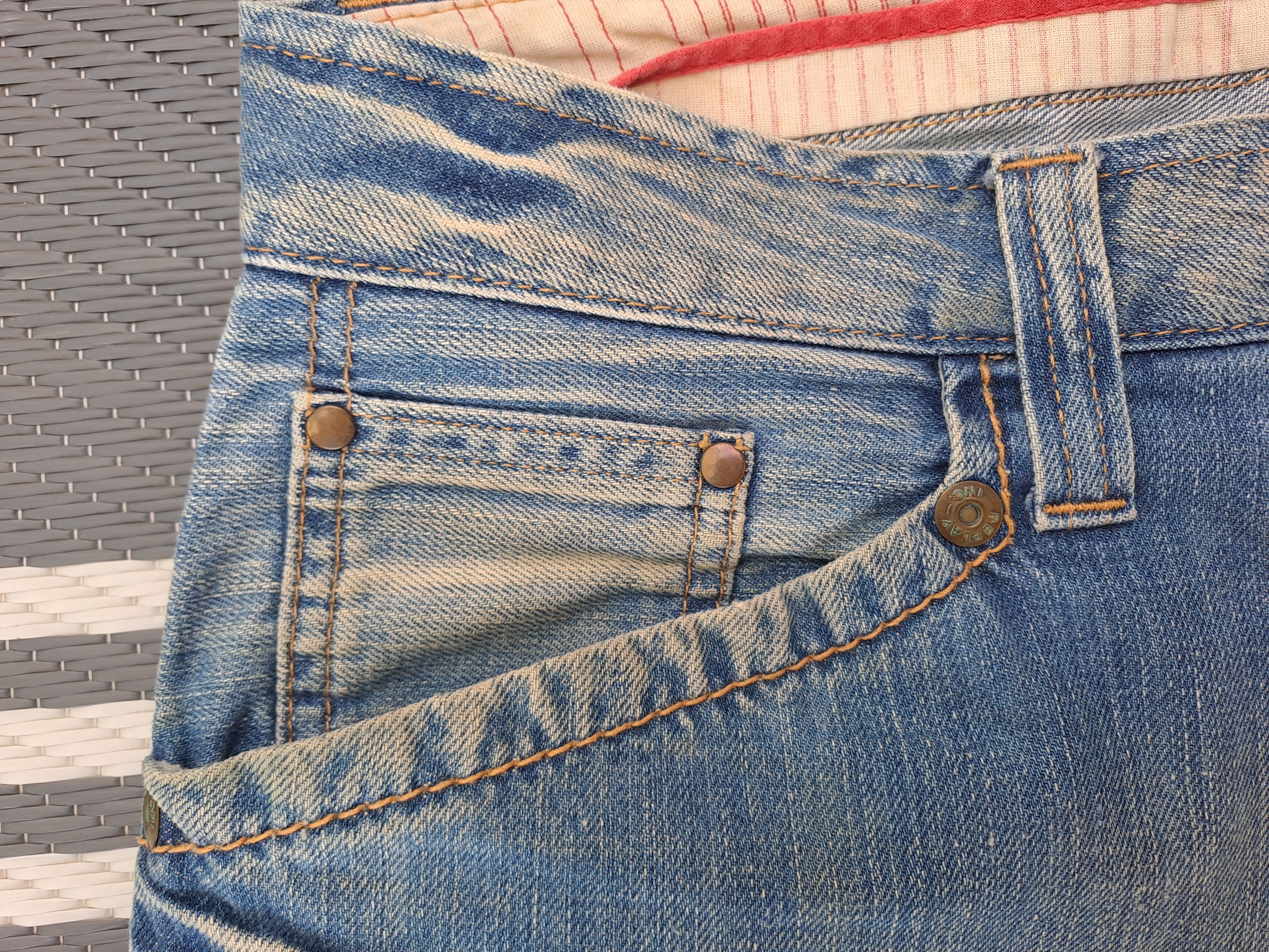 Replay Vintage mens Replay jeans '34' size Size US 34 / EU 50 - 5 Thumbnail