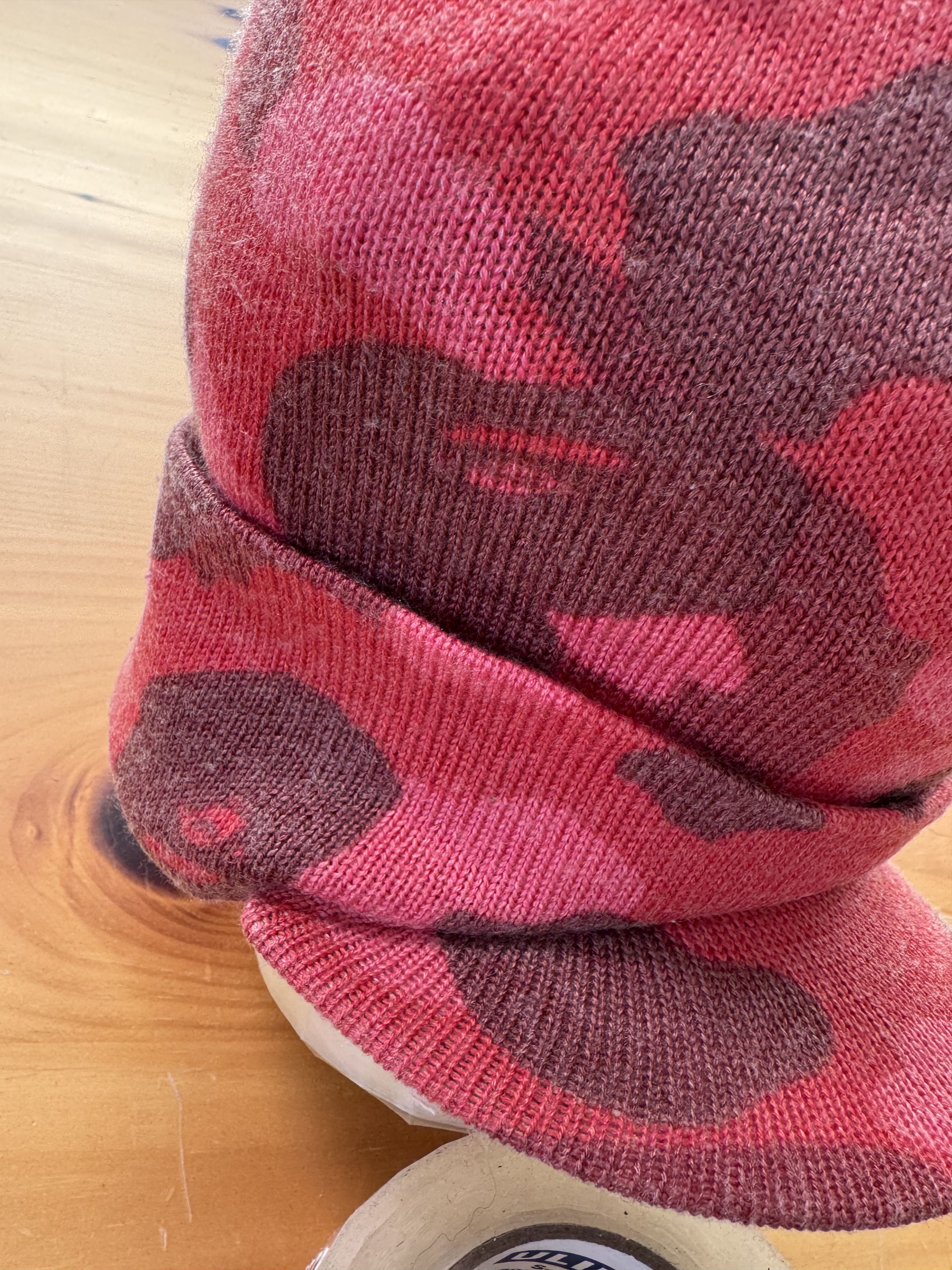 Bape 00's Bape Bathing Ape Beanie Brim Camo Size ONE SIZE - 3 Thumbnail