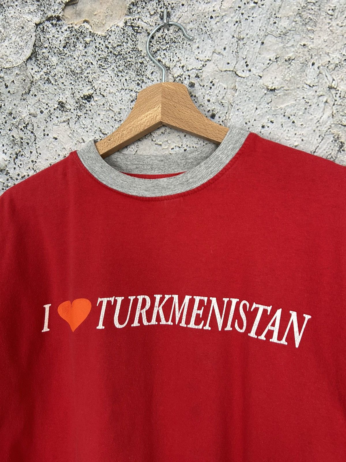 Vintage I Love Turkmenistan Graphic Tee Tourist Streetwear Vintage Size US L / EU 52-54 / 3 - 3 Thumbnail