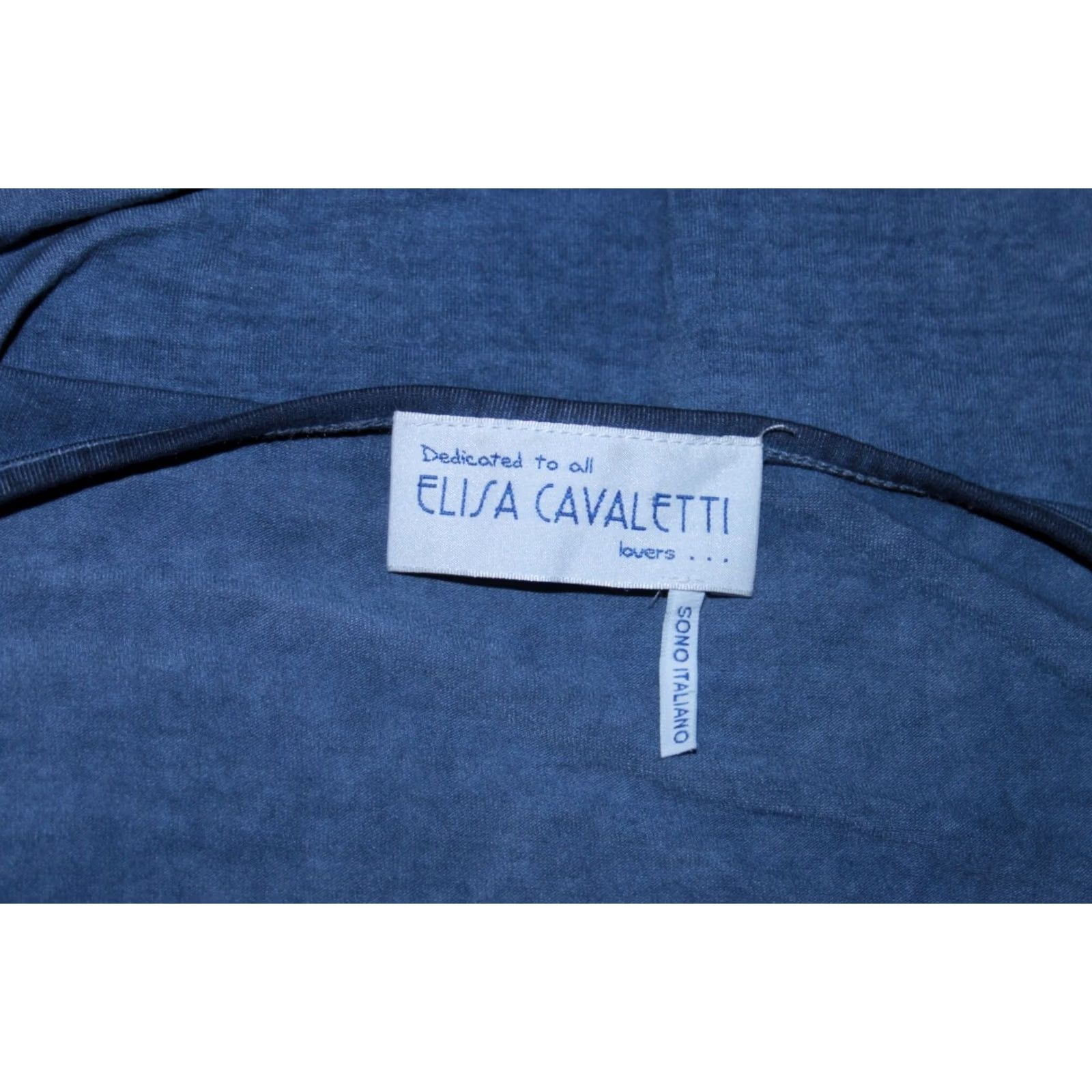 Vintage Elisa Cavaletti Shirt Womens Blue Size S Blouse Long Sleeve Cotton Size S / US 4 / IT 40 - 7 Thumbnail