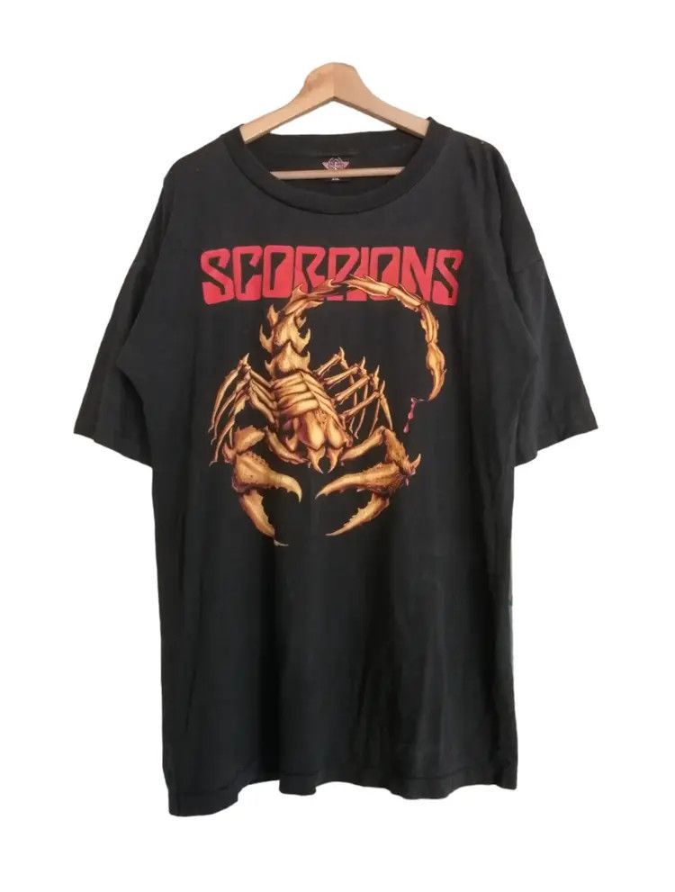 Band Tees Vintage Scorpions Band Rock Eagle Tee Shirt Size US M / EU 48-50 / 2 - 3 Thumbnail