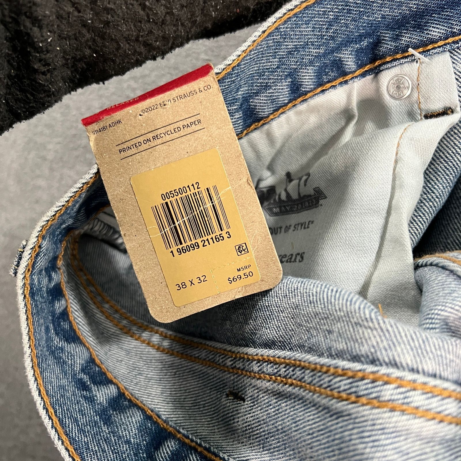 Levi's Levi's Men's 550 RELAXED Jeans W38 L32 Blue Denim Size US 38 / EU 54 - 17 Thumbnail