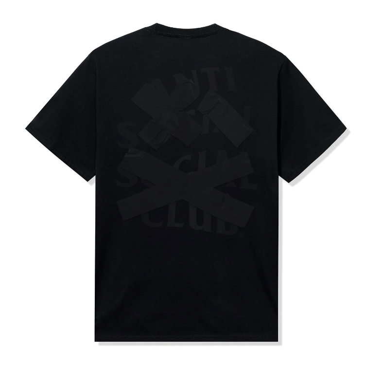 Anti Social Social Club Cancelled Tonal Tee Black Brand New